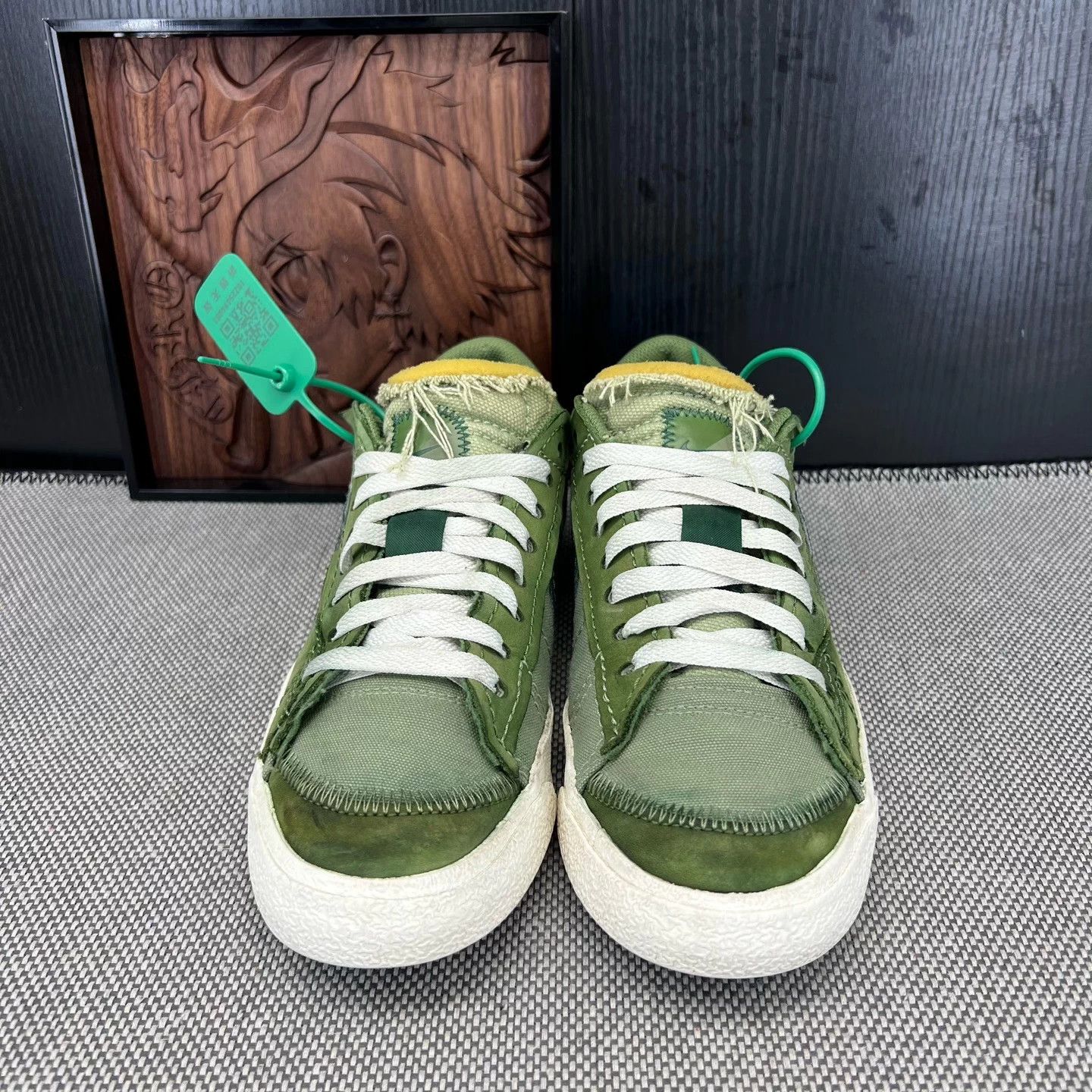 Nike Blazer Jumbo Green Size 42 New Condition Size US 8.5 / EU 41-42 - 4 Thumbnail