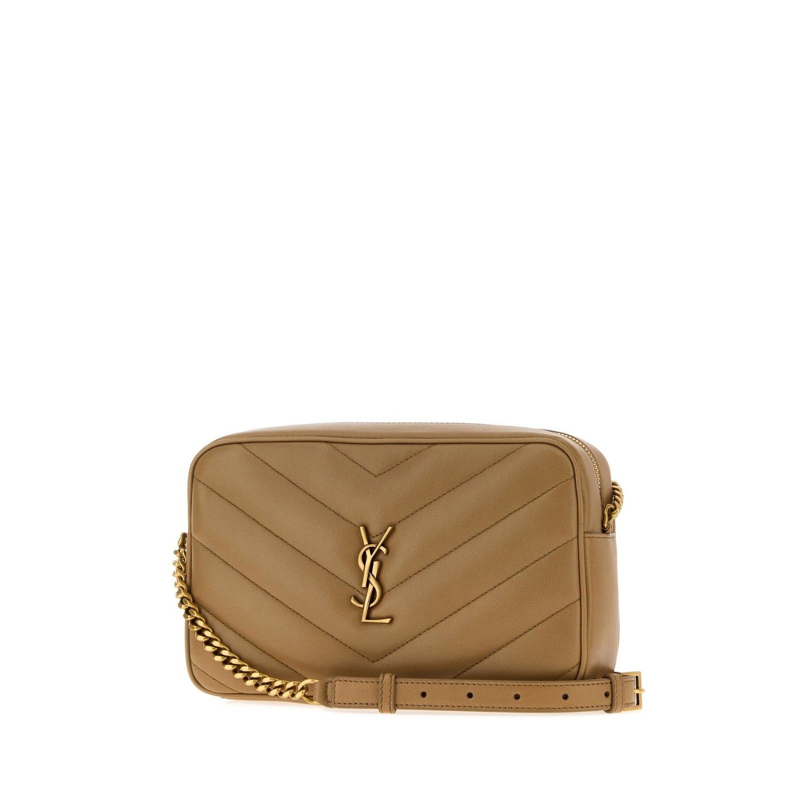 Saint Laurent Paris SAINT LAURENT $1950 Loulou Natural Tan Camera Bag New & Auth Size ONE SIZE - 2 Thumbnail