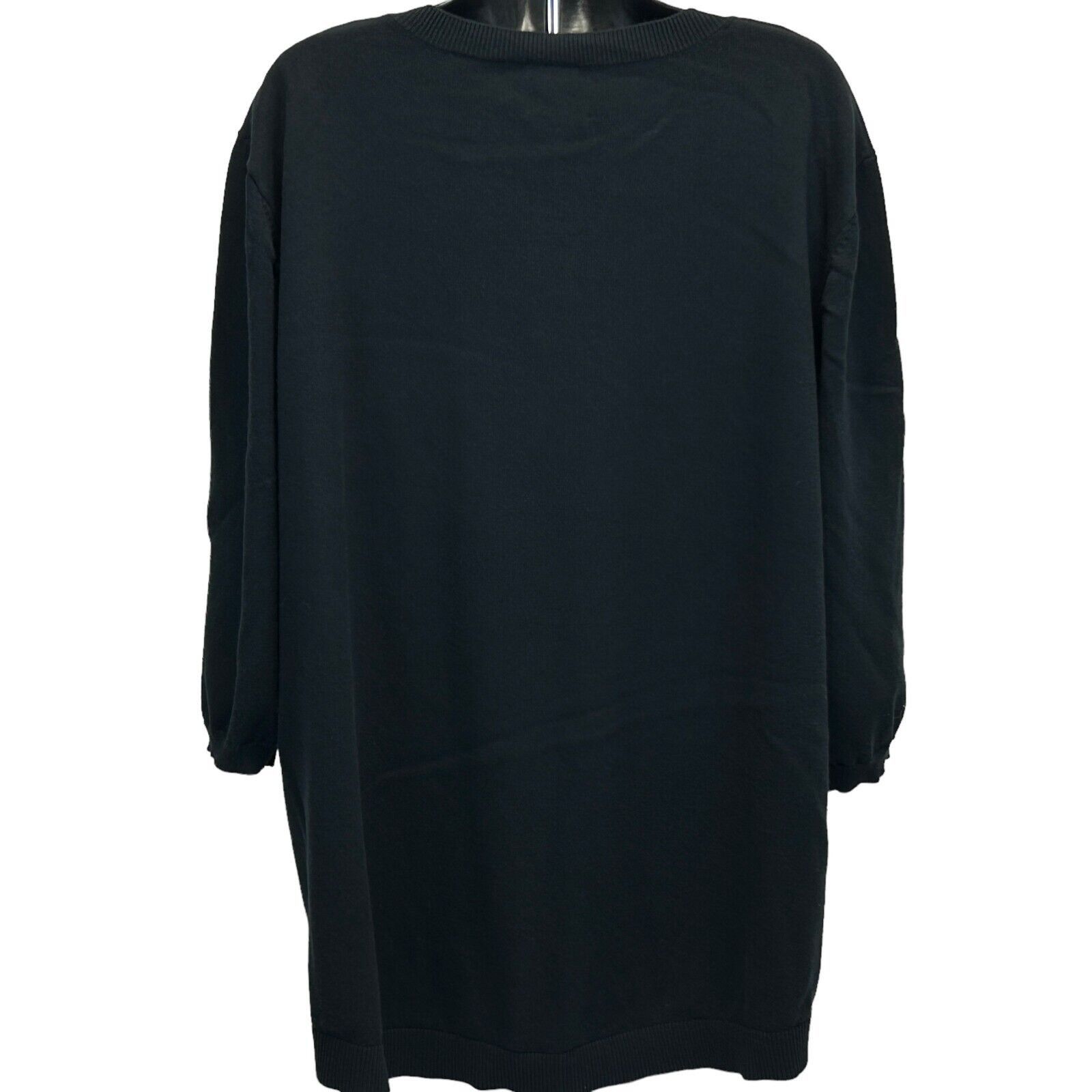 Other Tesla Sweater Electric Cars Motors Logo Black Womens 3X Size 3XL / US 20-22 - 3 Thumbnail