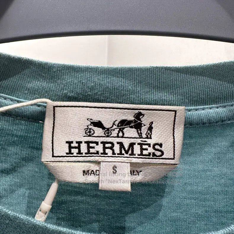 Hermes Hermes Horse leather embroidery short-sleeve Size US S / EU 44-46 / 1 - 3 Thumbnail