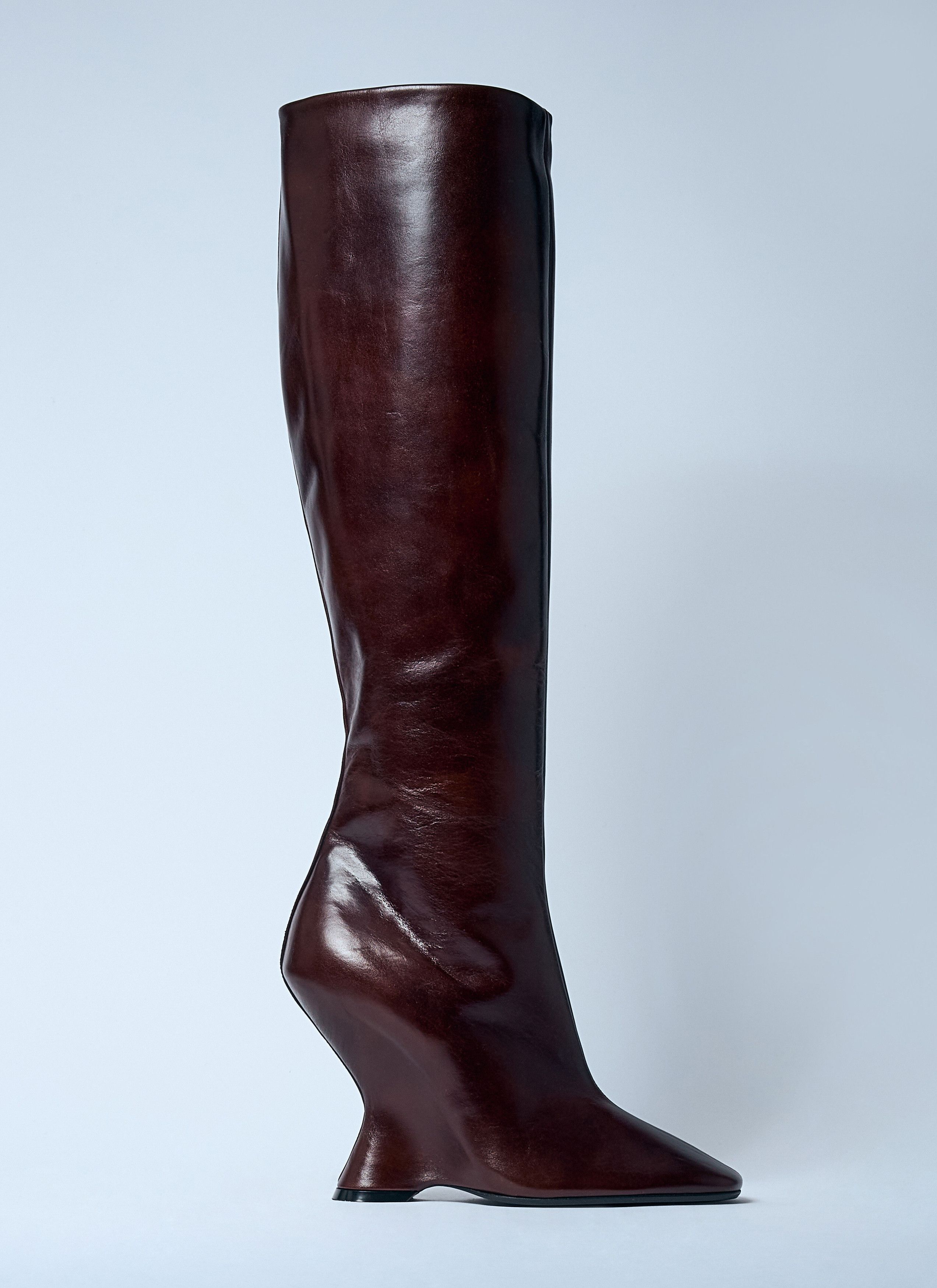 ブーツその他 DRIES VAN NOTEN LEATHER ASYMMETRIC BOOTS Dries Van Noten LEATHER ASYMMETRIC BOOTS | Grailed