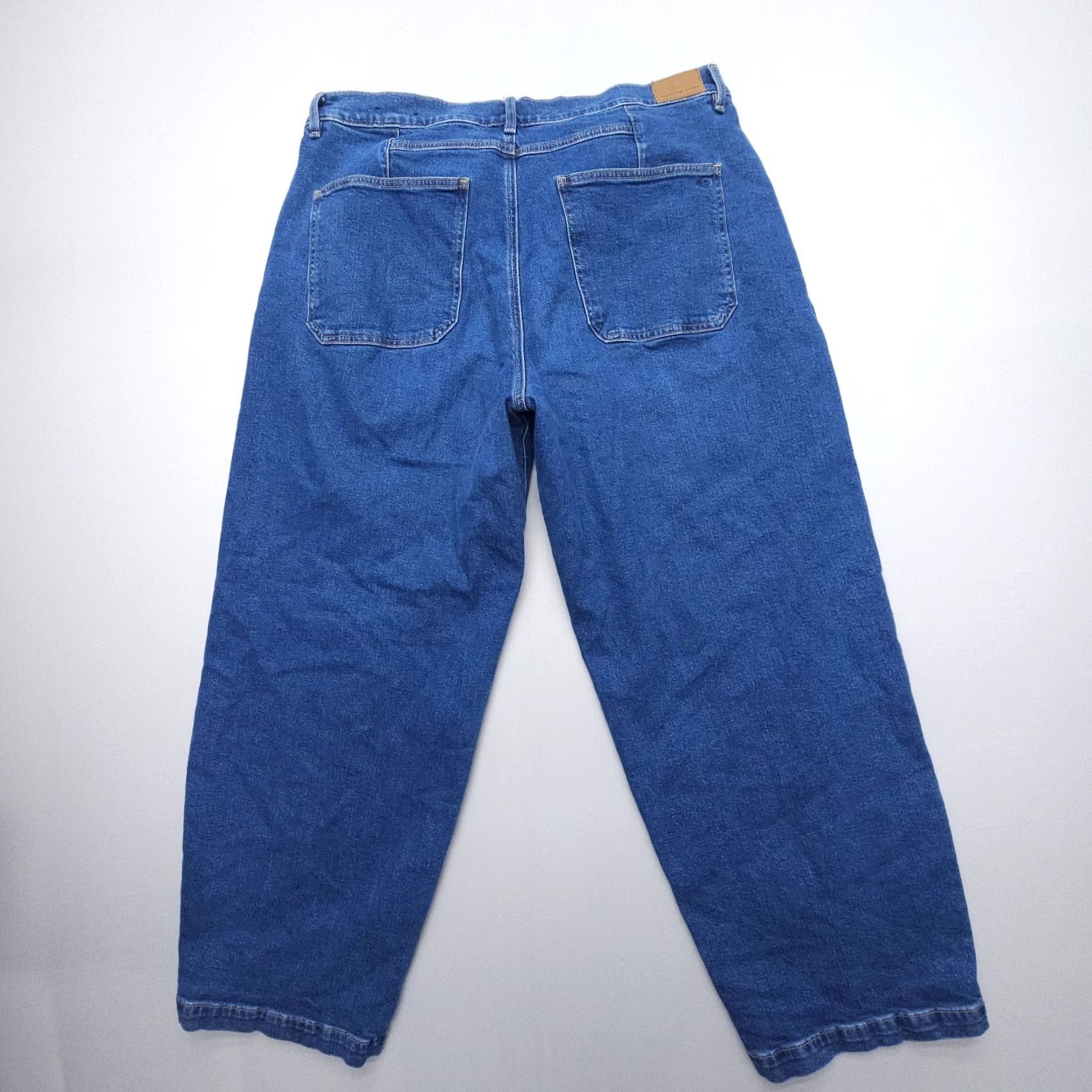 American Eagle Outfitters VINTAGE American Eagle Outfitters Jeans Womens 16 Dark Wash Boho Strigid Wide-Leg High Rise Baggy 5-Pocket Denim Blue Modern Size 38" / US 16 / IT 52 - 2 Thumbnail