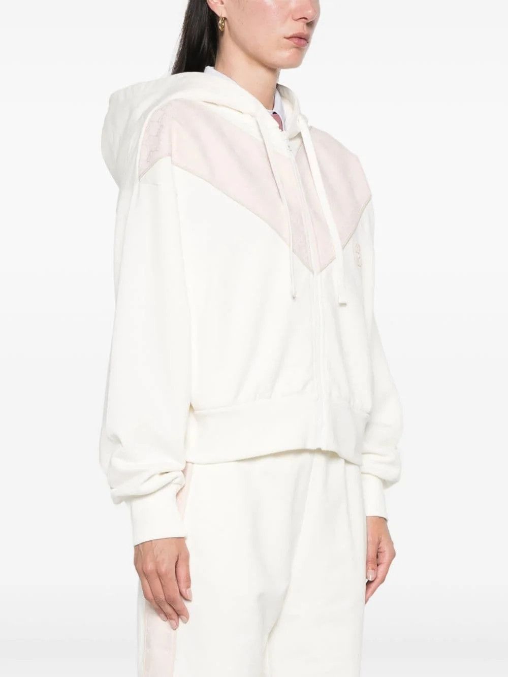 Gucci o1la5ras0526 Cotton Jersey Zip Hoodie With Patch Size XL / US 12-14 / IT 48-50 - 3 Thumbnail