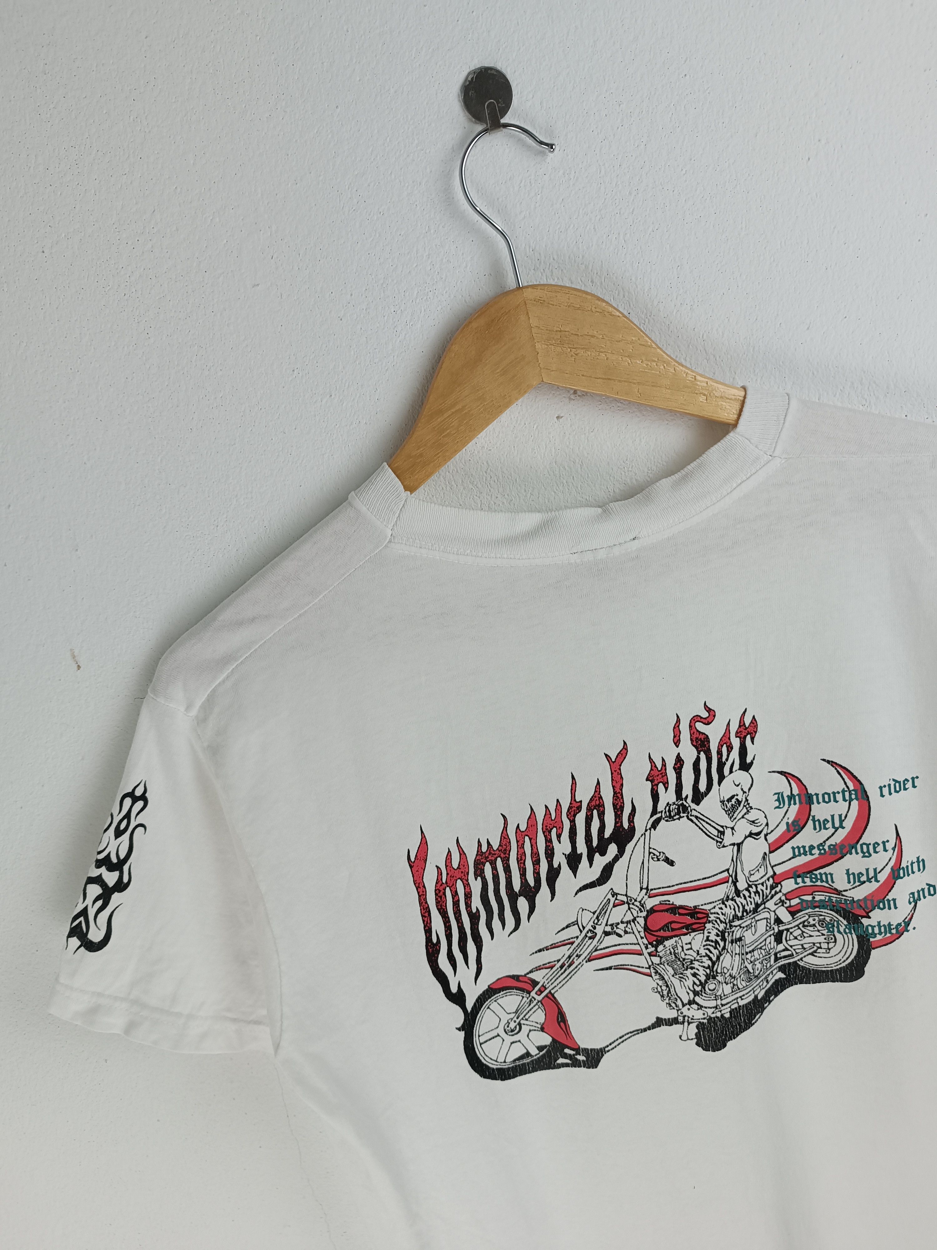 Vintage VINTAGE IMMORTAL RIDER HARLEY WEST COAST CHOPPERS SKULL FIRE Size US M / EU 48-50 / 2 - 9 Thumbnail