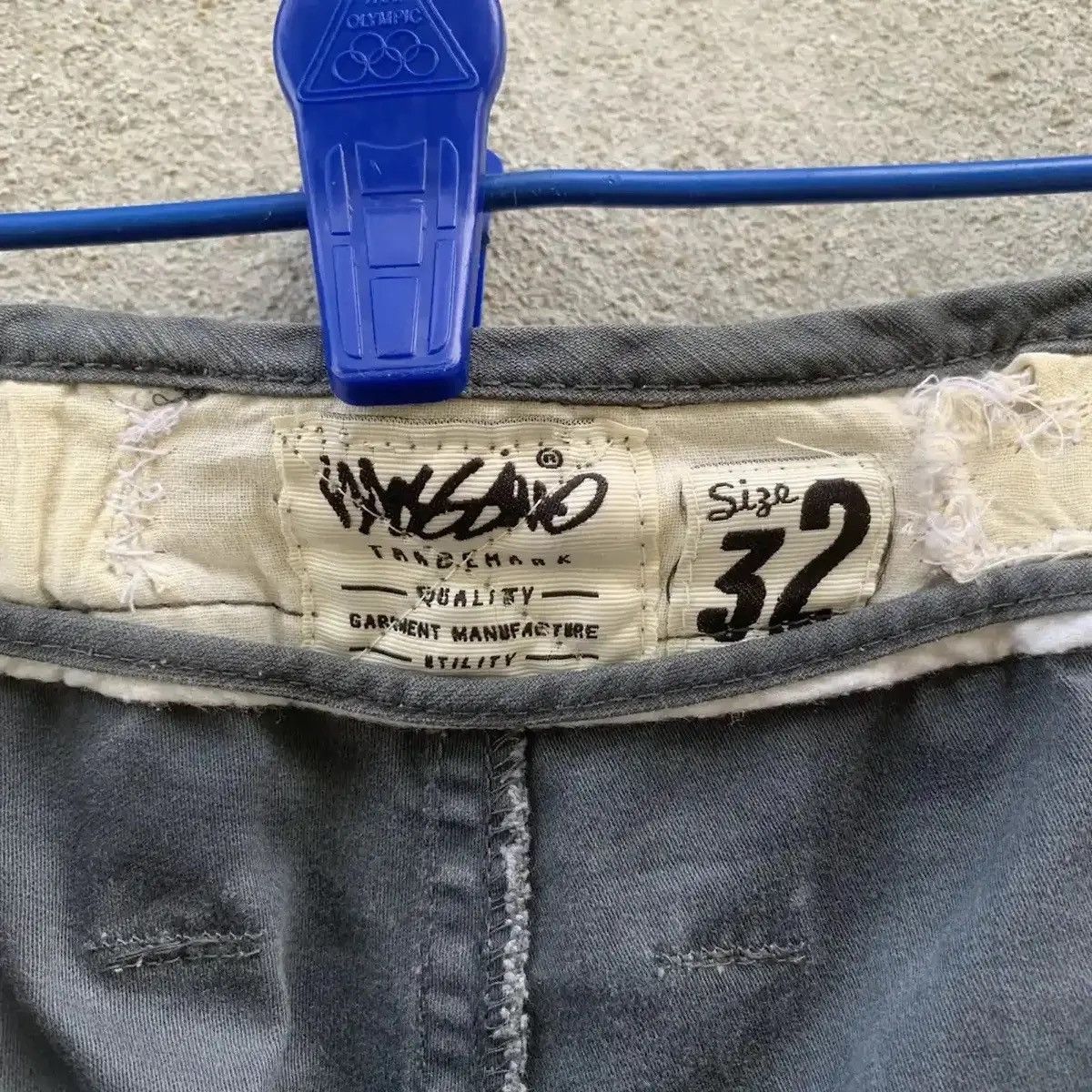Mossimo 💥GRAILS💥 MOSSIMO TROUSERS HEAVY COTTON VINTAGE CARGO PANTS Size US 32 / EU 48 - 11 Thumbnail