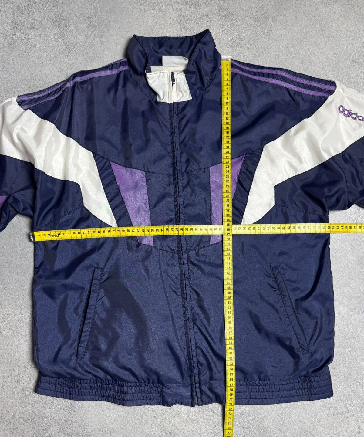 Adidas Adidas Vintage 1990s Drill Nylon Tracksuit Set Size US L / EU 52-54 / 3 - 12 Thumbnail