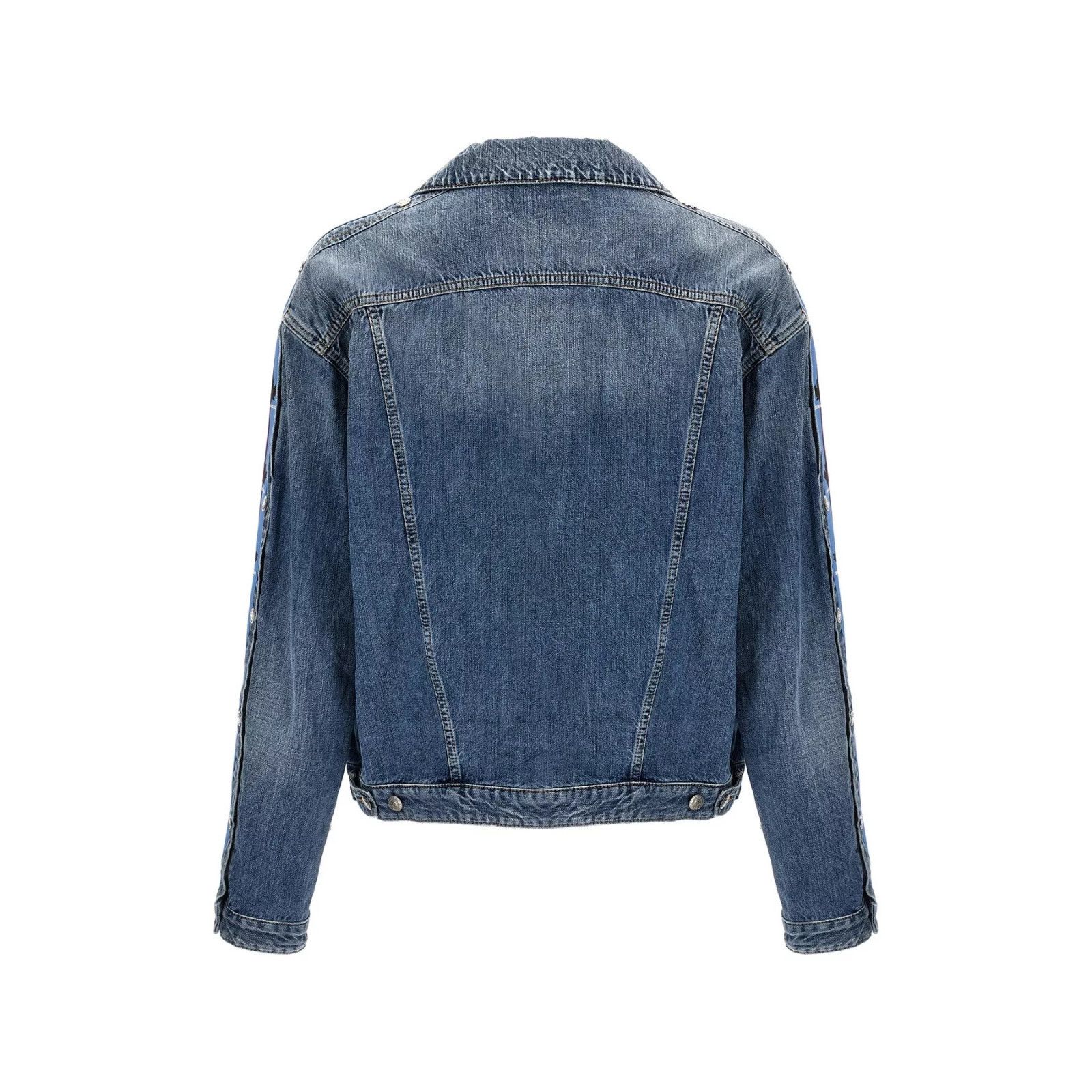 Dsquared2 DSQUARED2 Dan Blue Denim Jacket New & Authentic (Men's size: Size US L / EU 52-54 / 3 - 2 Thumbnail