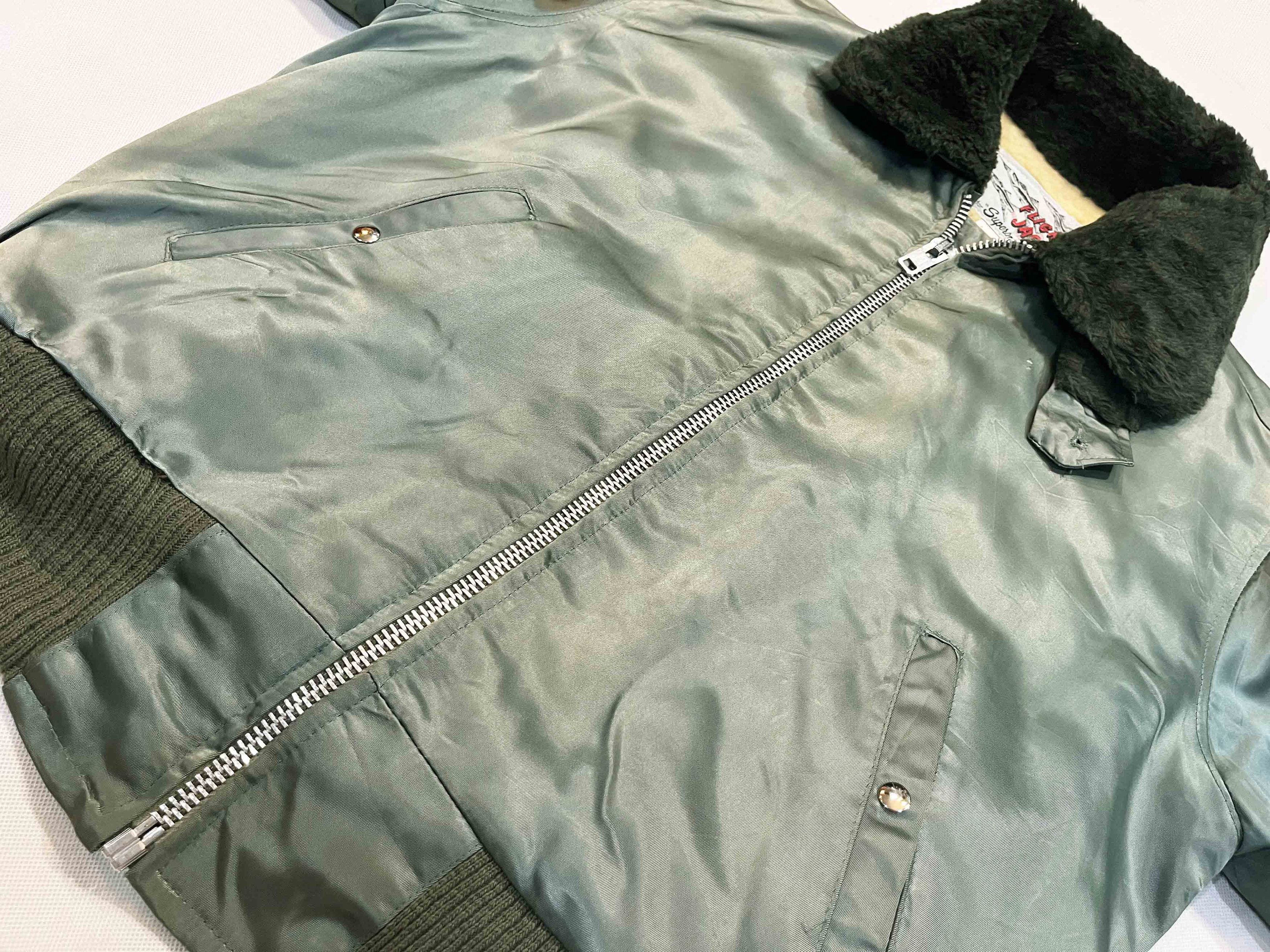 Vintage Vintage Supersonic Army Flight Jacket S USA Full Zip Size US S / EU 44-46 / 1 - 8 Thumbnail