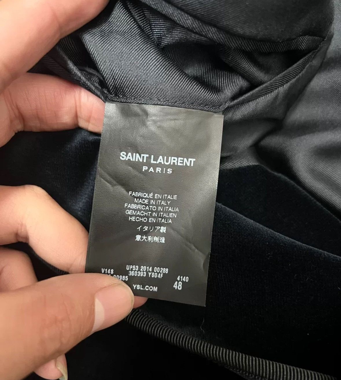 Saint Laurent Paris × Yves Saint Laurent Saint Laurent SLP Authentic Blue Velvet Palace Suit Size US M / EU 48-50 / 2 - 5 Thumbnail