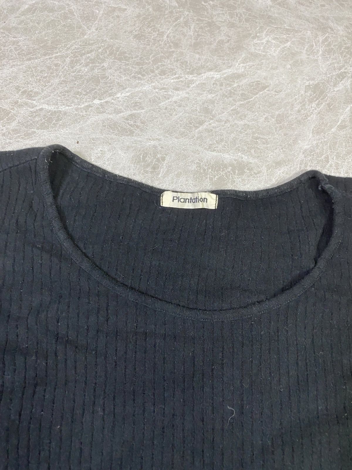 Japanese Brand Plantation black shirt size s pit 17 Size S / US 4 / IT 40 - 2 Thumbnail