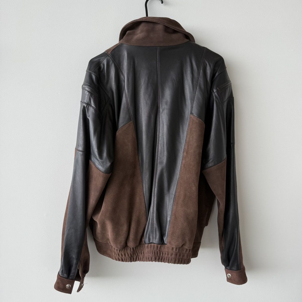 Keiser Clark Keiser Clark Brown Leather Bomber Jacket Size US L / EU 52-54 / 3 - 6 Thumbnail