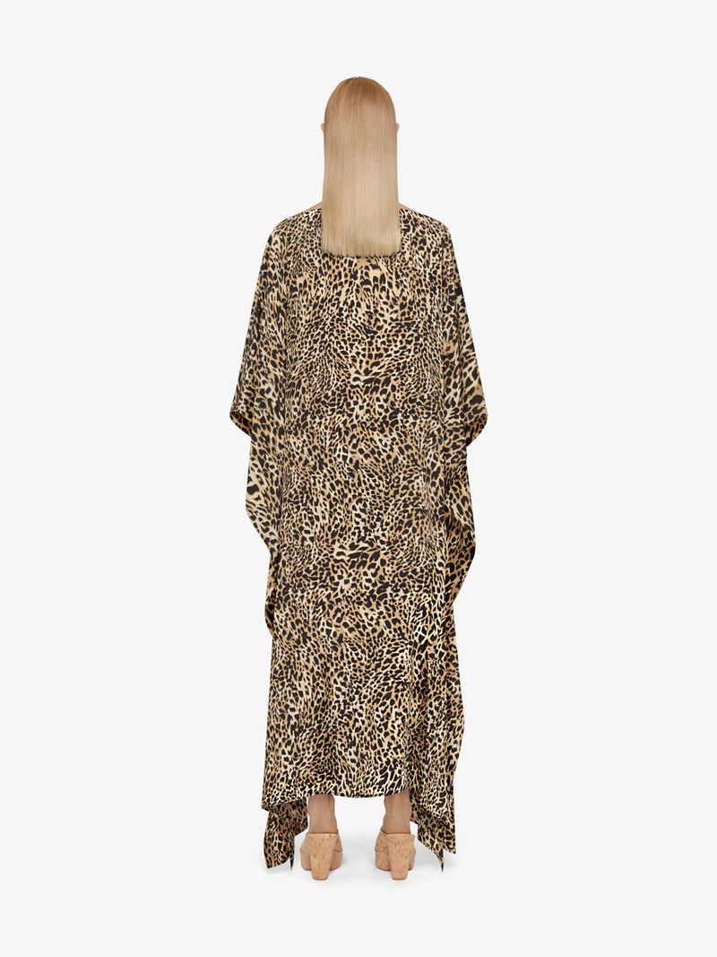Givenchy o1n1vont0326 Printed Kaftan in Brown Size XXS / US 00 / IT 34 - 3 Thumbnail