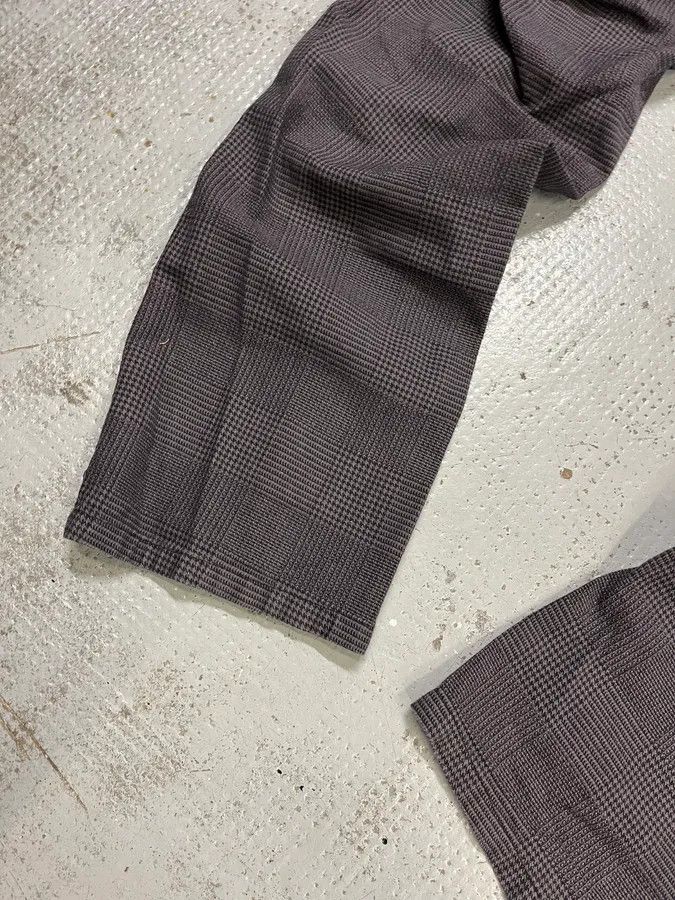 Marithe + Francois Girbaud 2000s Marithé + François Girbaud Grey Checkered Cozy Pants Size US 33 - 8 Thumbnail
