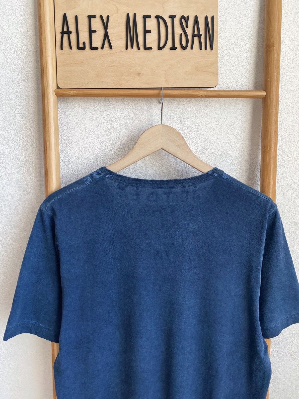 Maison Margiela MAISON MARTIN MARGIELA AIDS garment dyed v- neck t-shirt Size US M / EU 48-50 / 2 - 8 Thumbnail