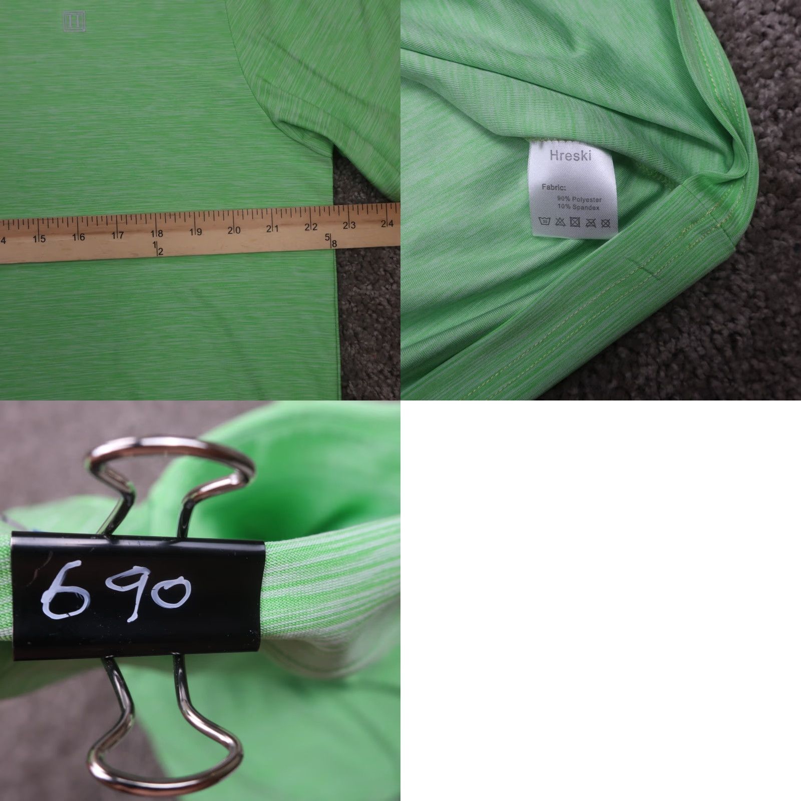 Vintage Hreski Polo Shirt Mens L Lime Green Golf Performance Stretch Polo Shirt Mens L Lime Green Golf Performance Stretch Size US L / EU 52-54 / 3 - 8 Thumbnail