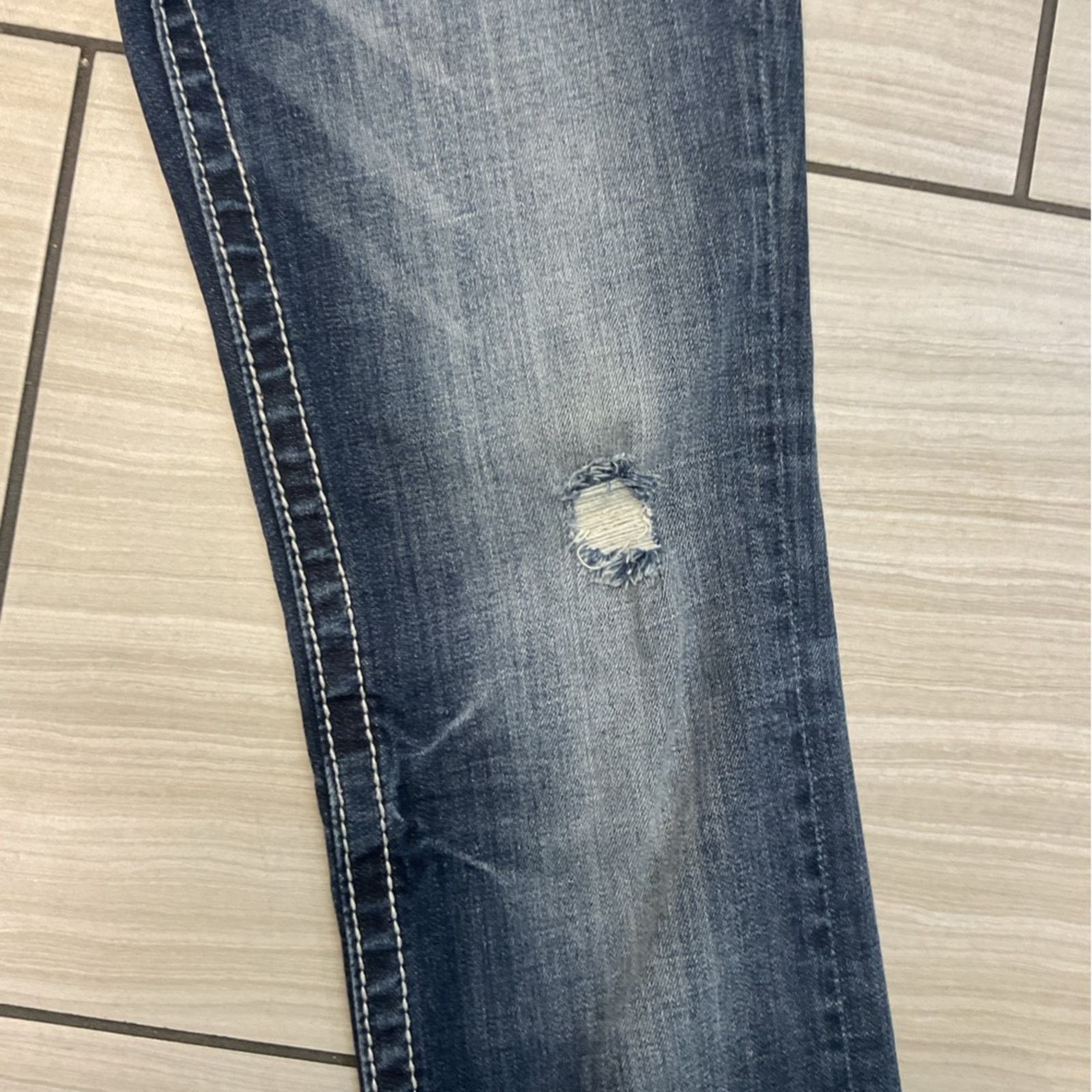 Miss Me Y2K Miss Me Straight Signature Embroidered Jeans Size 28" / US 6 / IT 42 - 9 Thumbnail