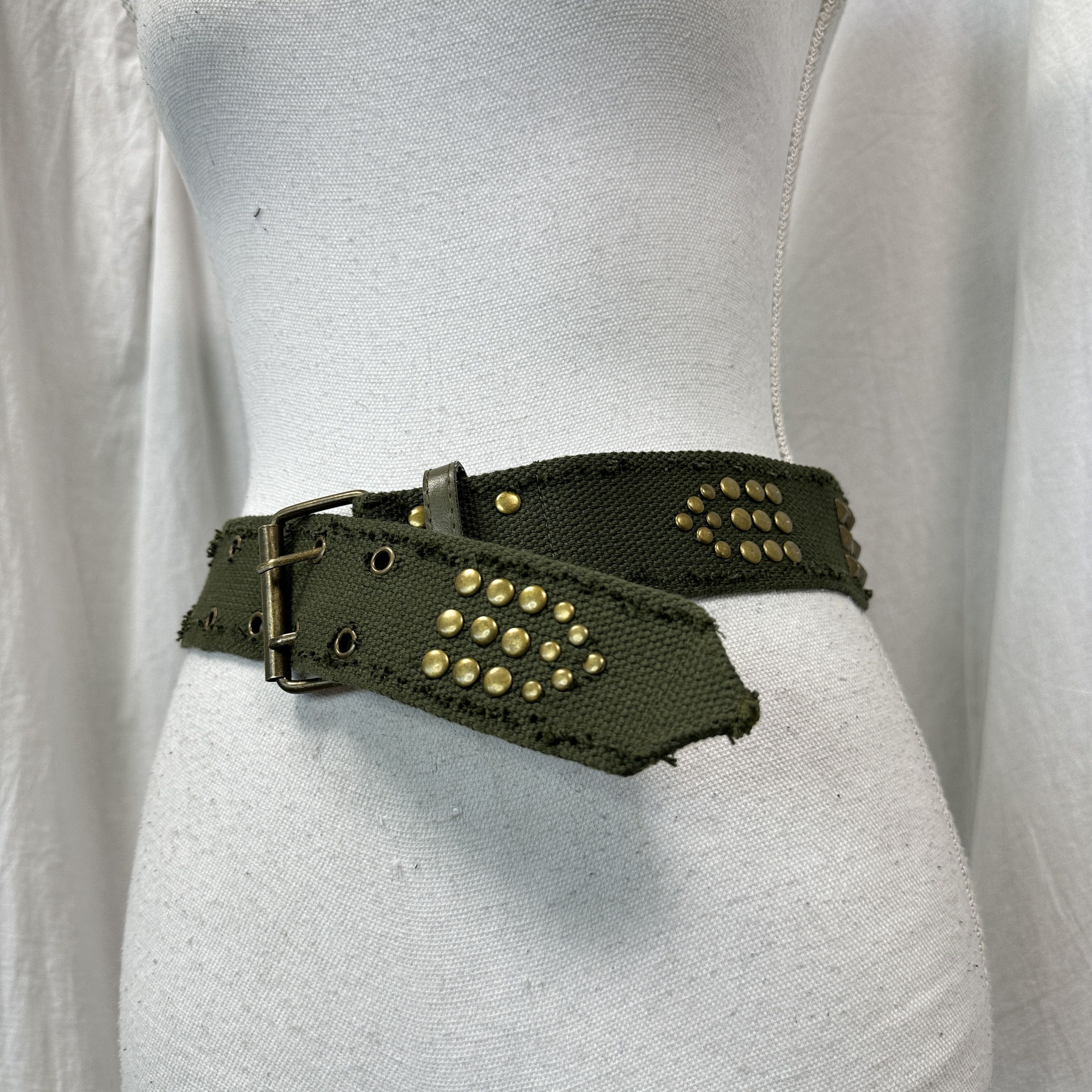 Vintage Vintage Grunge Opium Studded Belt Y2K Size ONE SIZE - 5 Thumbnail