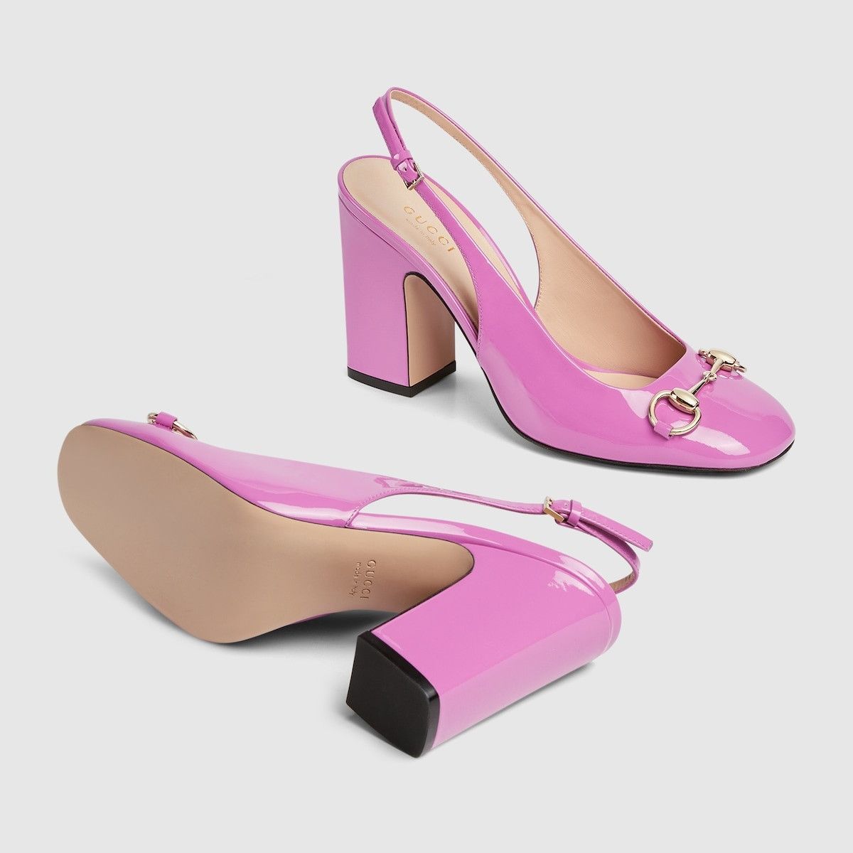 Gucci oc11z1025 Horsebit Slingback in Pink Size US 6 / IT 36 - 6 Thumbnail