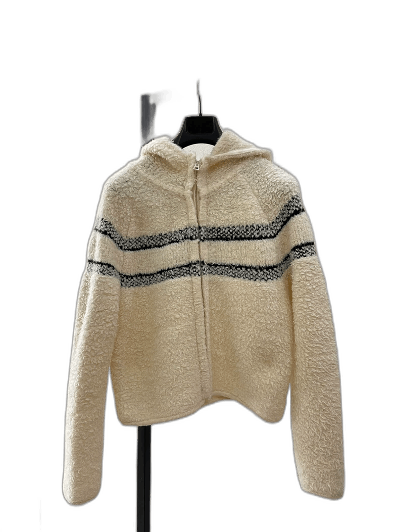 Dior Dior Hooded Shearling Jacket with Logo-2506 Size S / US 4 / IT 40 - 1 Thumbnail