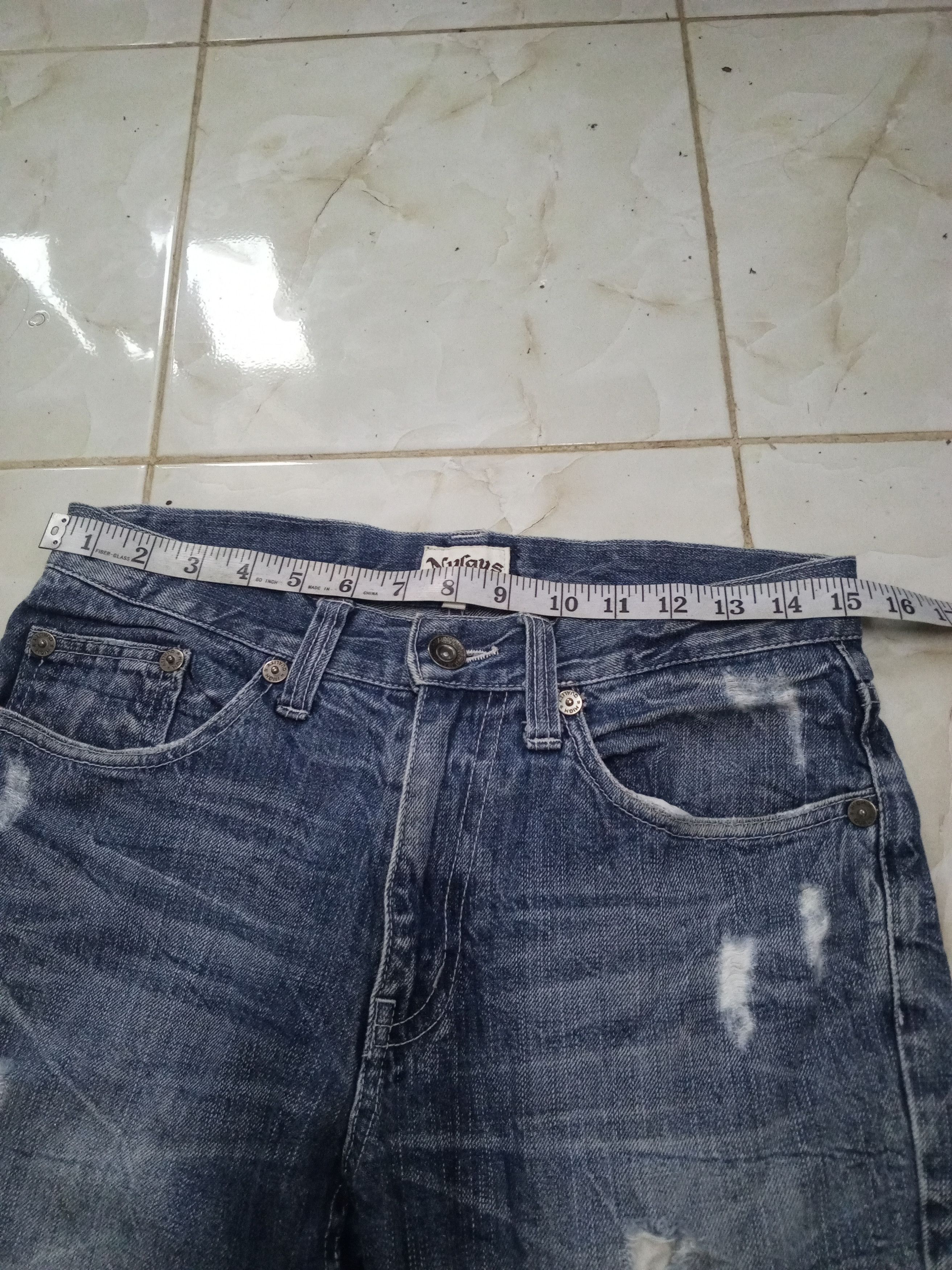 Japanese Brand JAPANBRAND - NYLAUS JEANS RARE Size US 31 - 7 Thumbnail