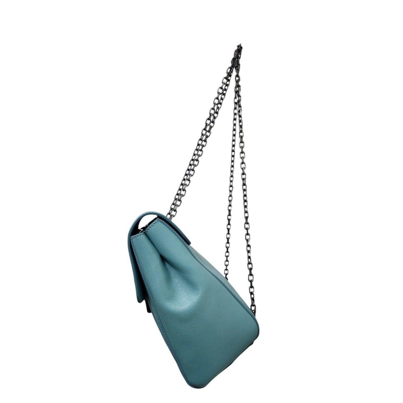 Marc Jacobs MARC JACOBS Saffiano Leather Backpack color Blue Size ONE SIZE - 5 Thumbnail