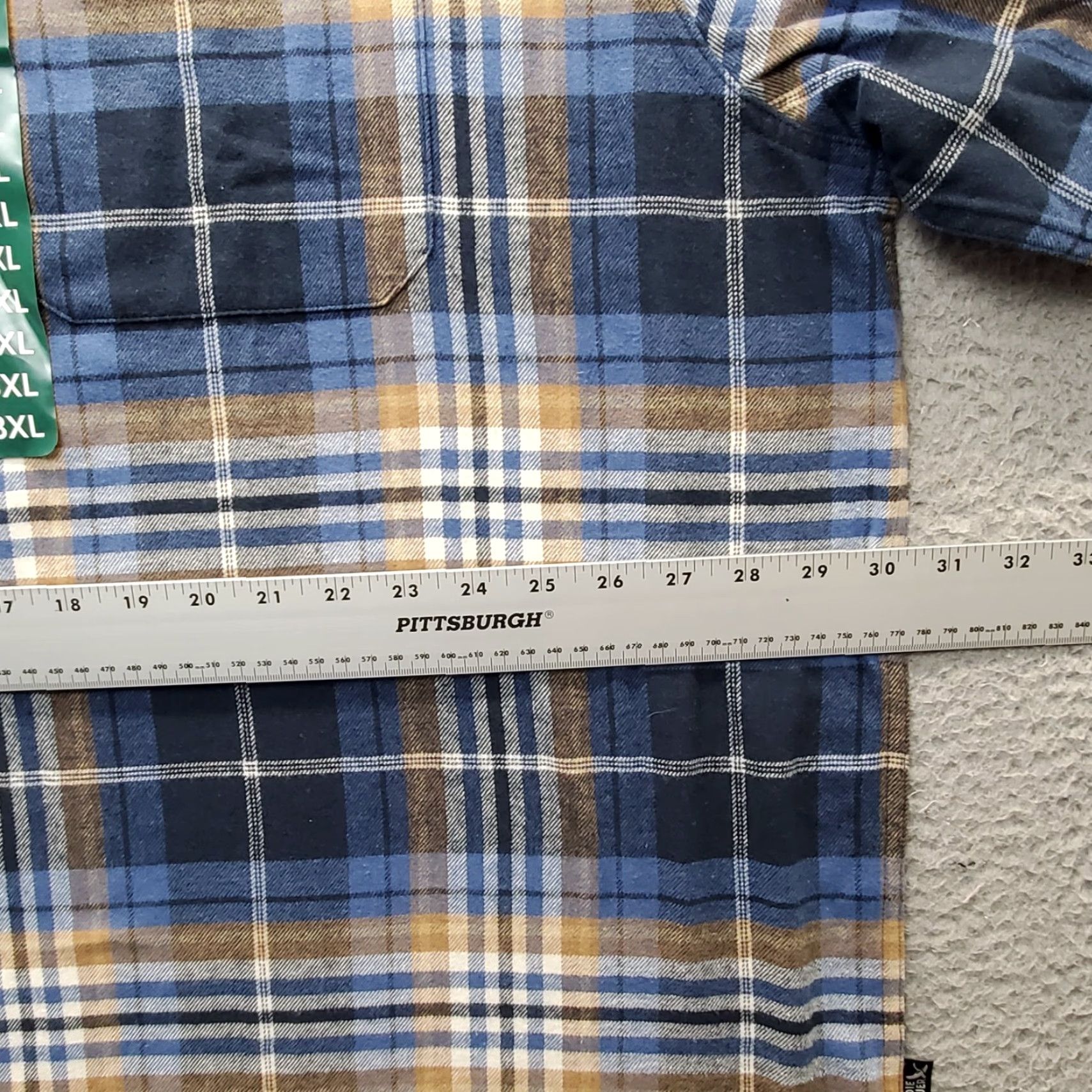 Eddie Bauer Eddie Bauer Mens 3XL Flannel Shirt Plaid Relaxed Open Collar EB008604 Size US XXL / EU 58 / 5 - 4 Thumbnail