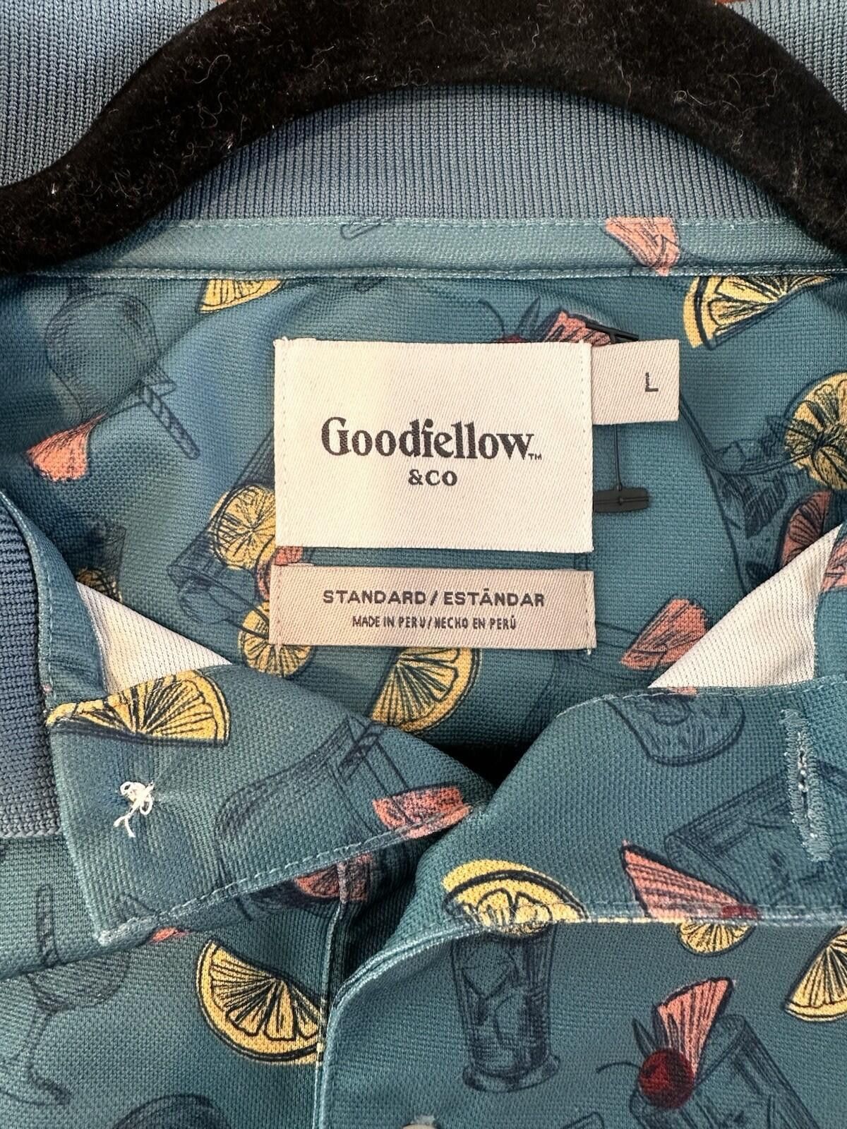 Other Goodfellow & Co Men's Summer Tropical Graphic Polo Size L Size US L / EU 52-54 / 3 - 3 Thumbnail