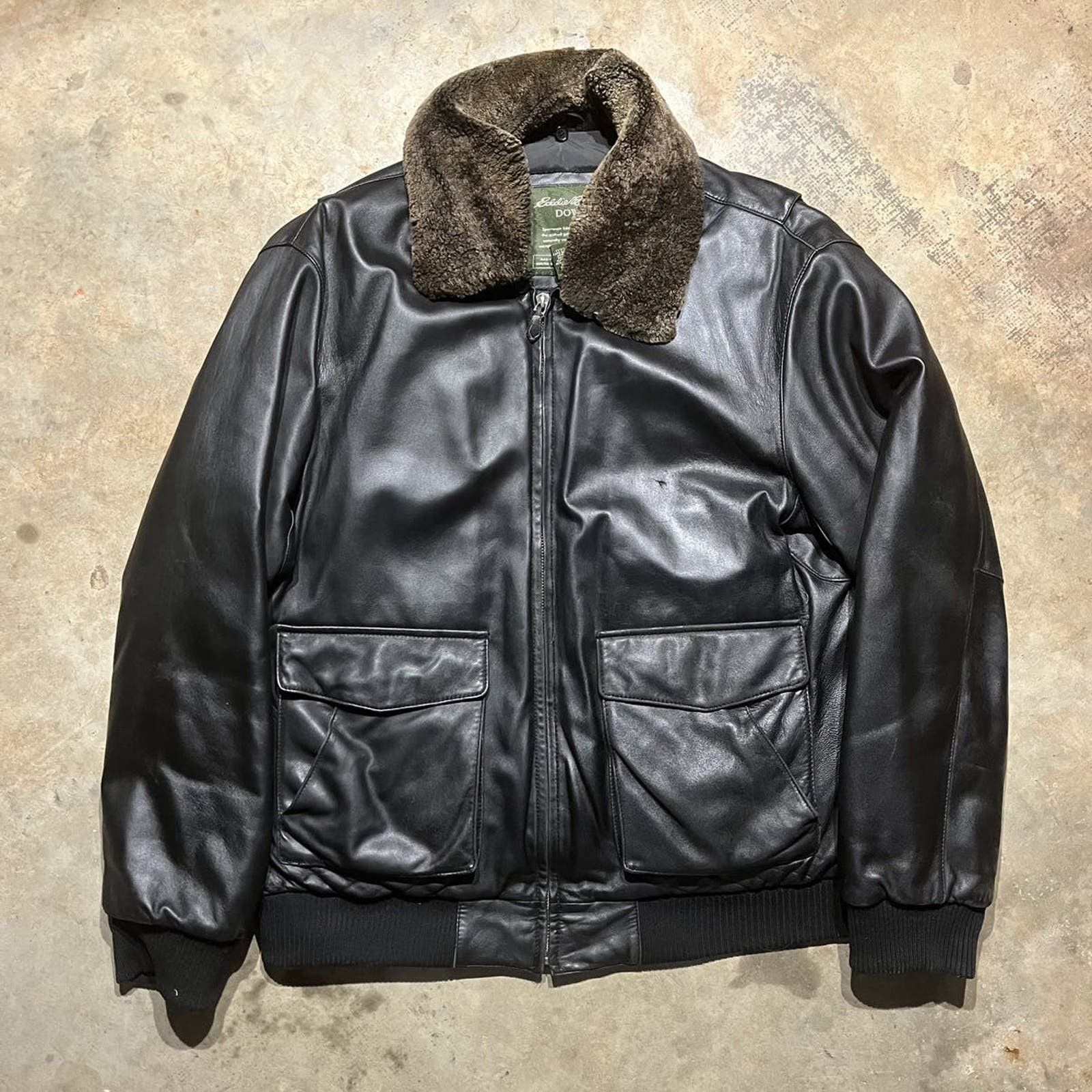 Men's Eddie Bauer Leather Jackets | Grailed