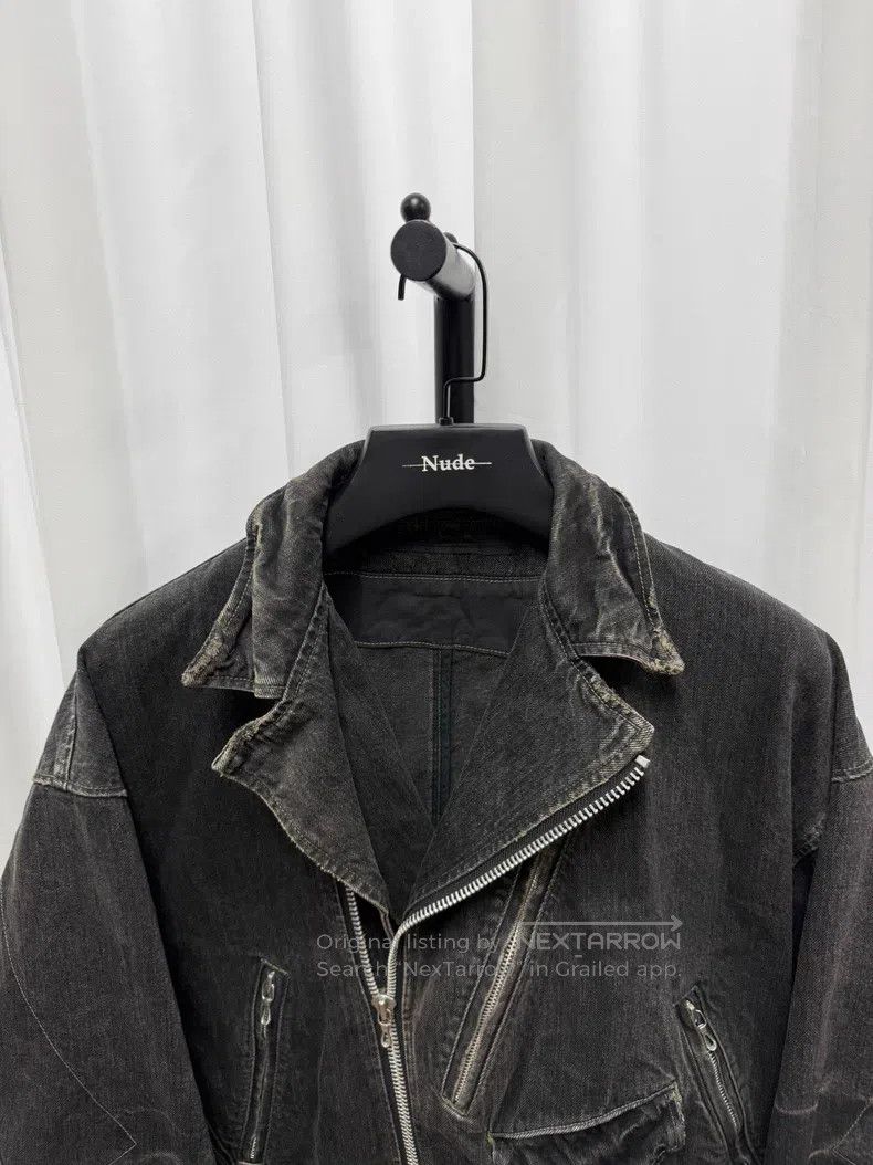 Julius Julius Distressed washed denim jacket Size US S / EU 44-46 / 1 - 3 Thumbnail