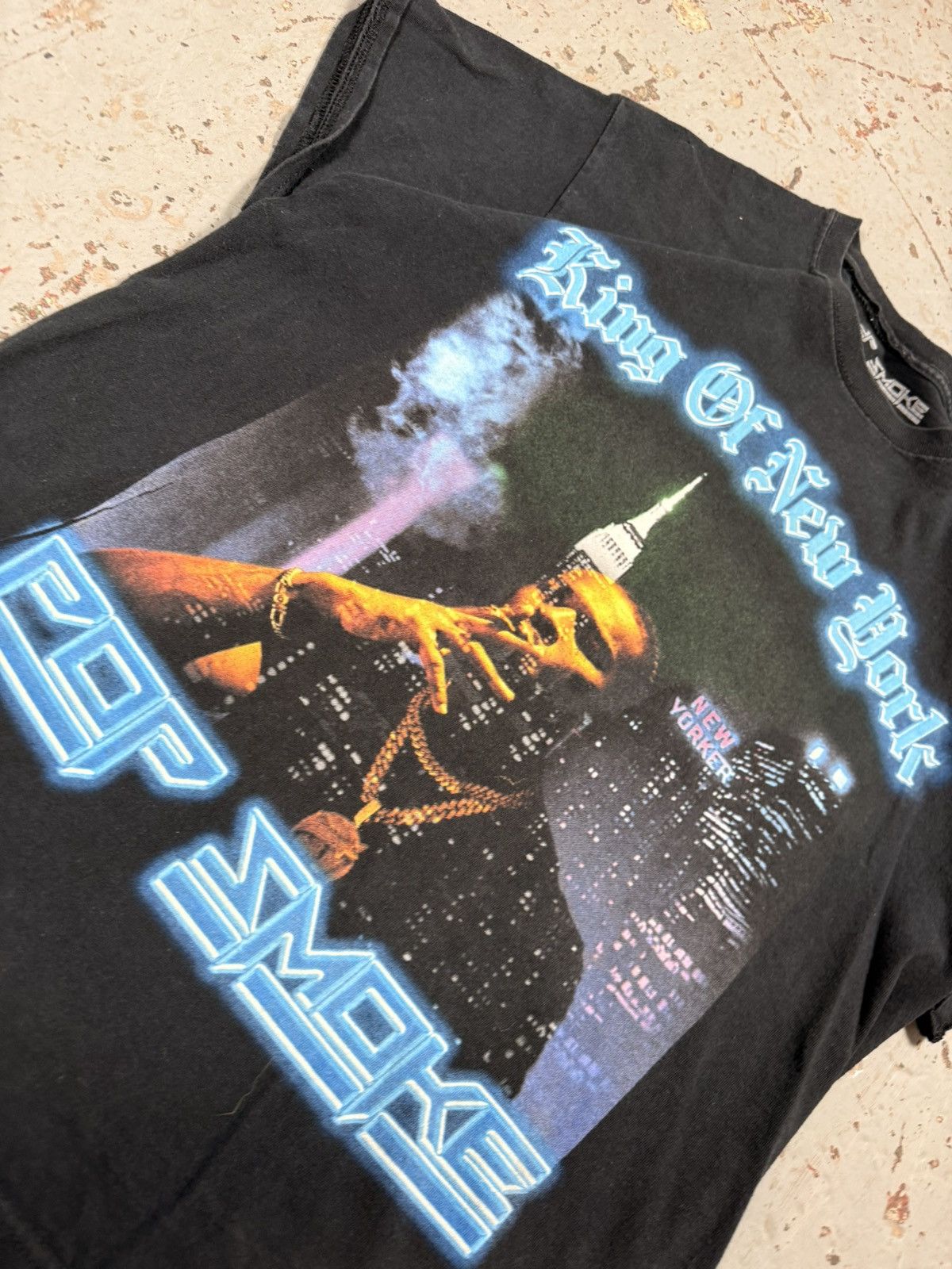 Band Tees OG Popsmoke Woo king of New York Tee Size US L / EU 52-54 / 3 - 2 Thumbnail