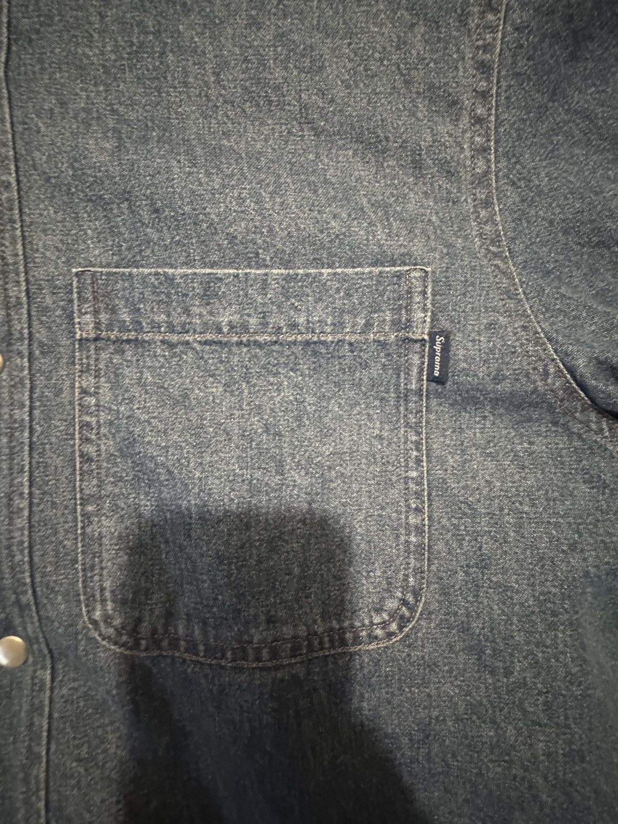 Supreme Supreme Sherpa Lined Denim Shirt Size US M / EU 48-50 / 2 - 3 Thumbnail