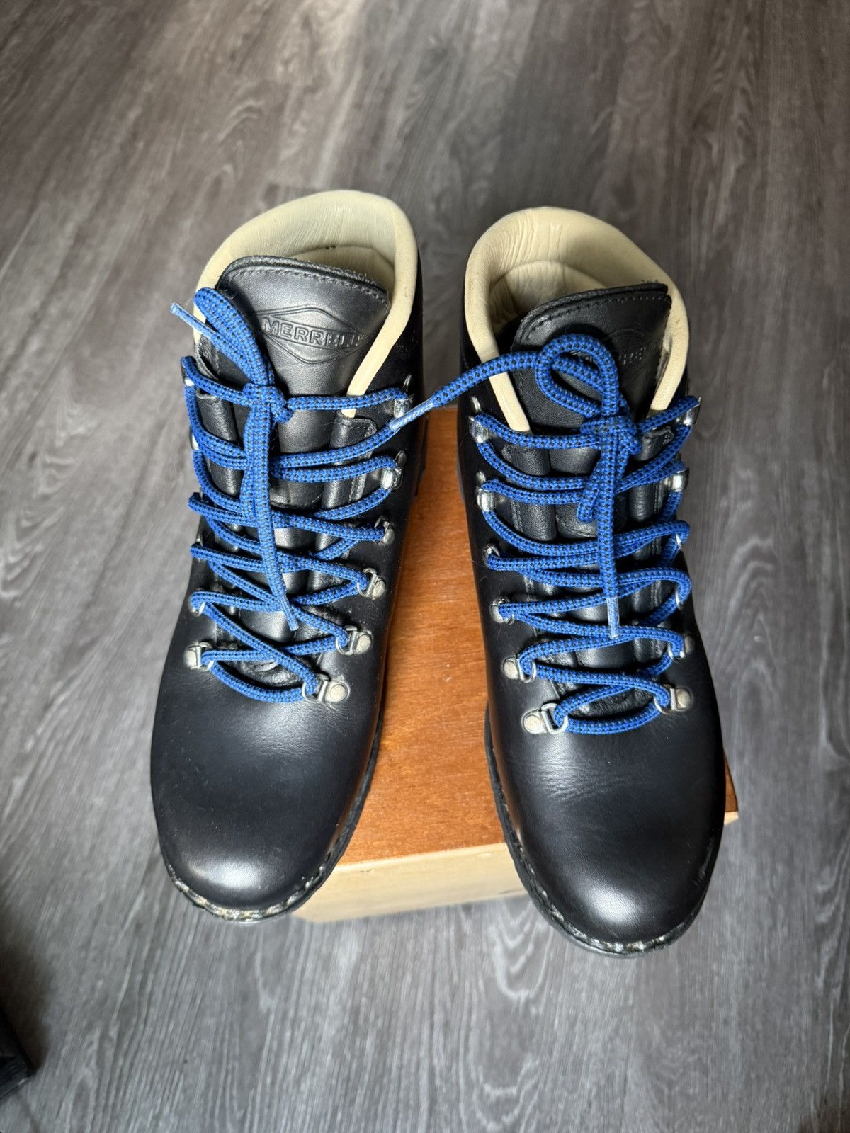 Merrell Merrel Wilderness Black Vintage Hiking Boots Men’s Size 10 Size US 10 / EU 43 - 2 Thumbnail
