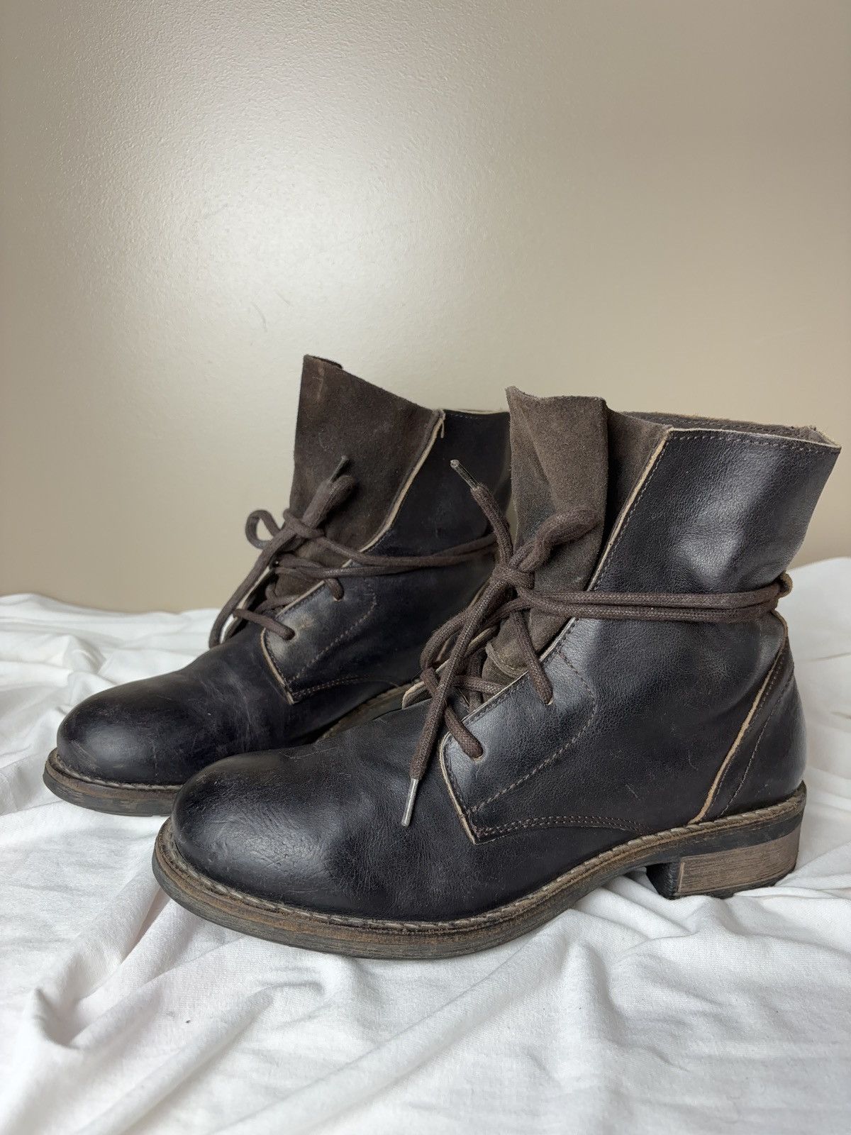 Buffalo London × Vintage Buffalo vintage leather biker boots as 98 style Size US 9 / IT 39 - 1 Thumbnail