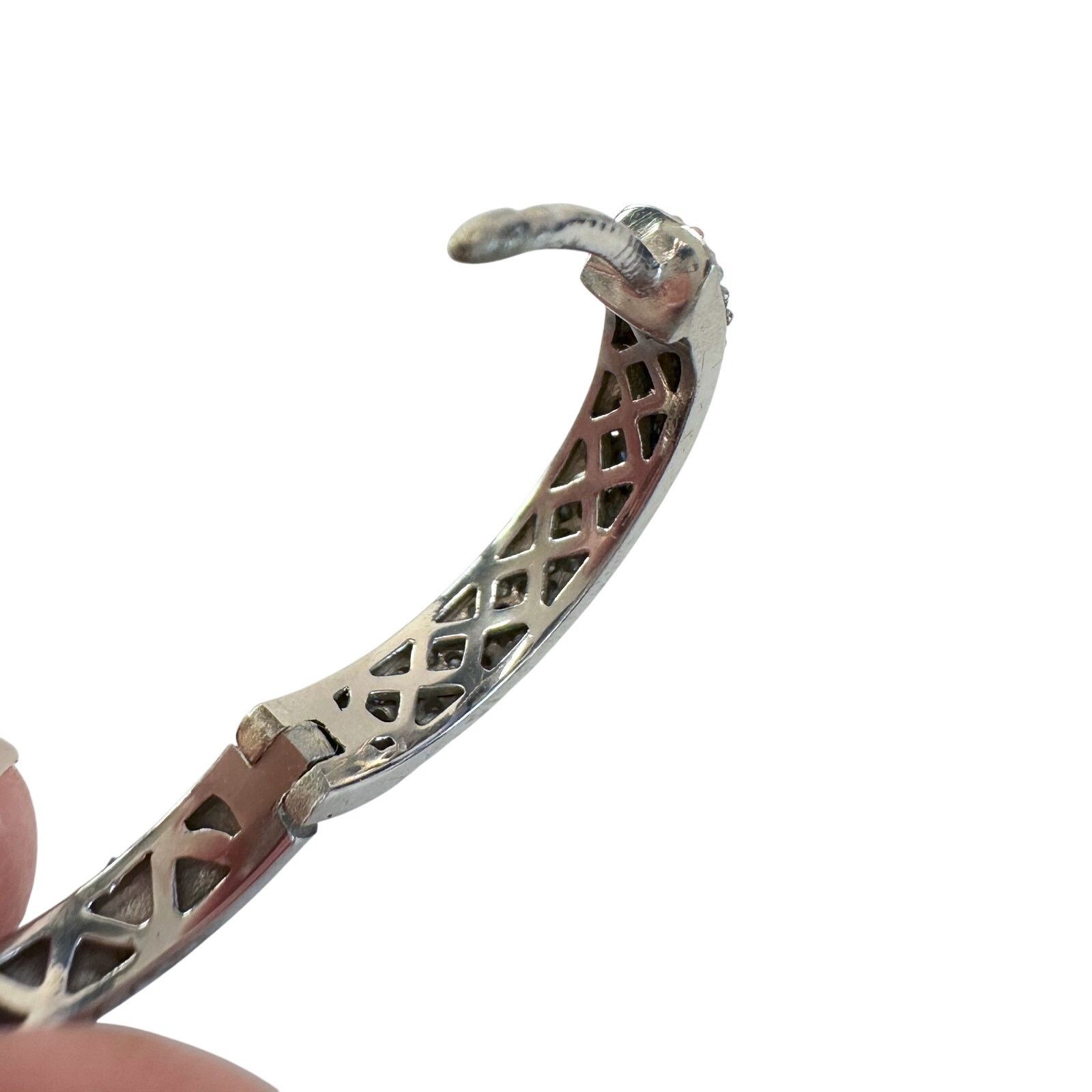 Other 1/2 Carat Natural Diamond Hoop Earrings in Sterling Silver Size ONE SIZE - 10 Thumbnail