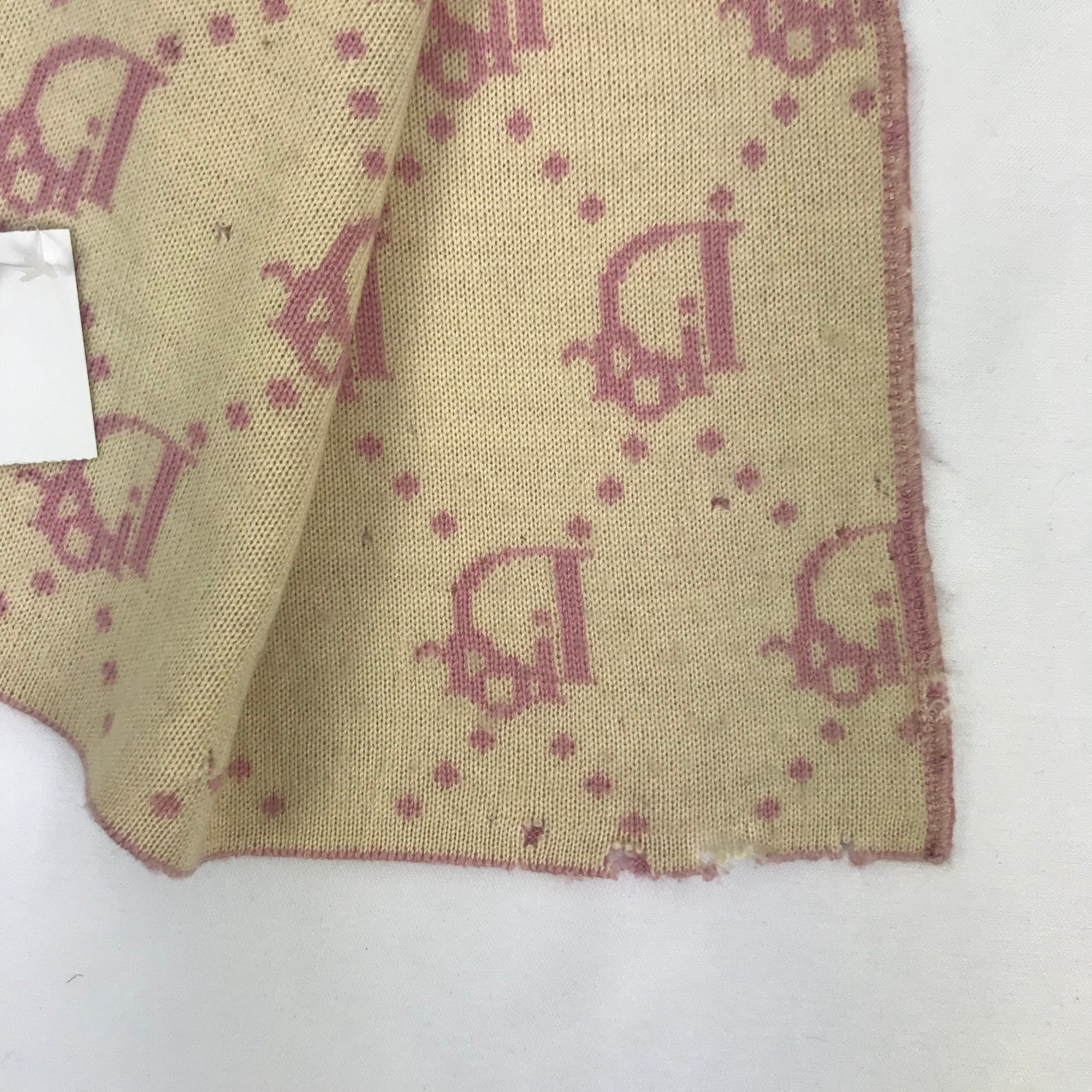 Christian Dior Monsieur Vintage Christian Dior Scarf Knit Monogram Wool Scarves Size ONE SIZE - 5 Thumbnail