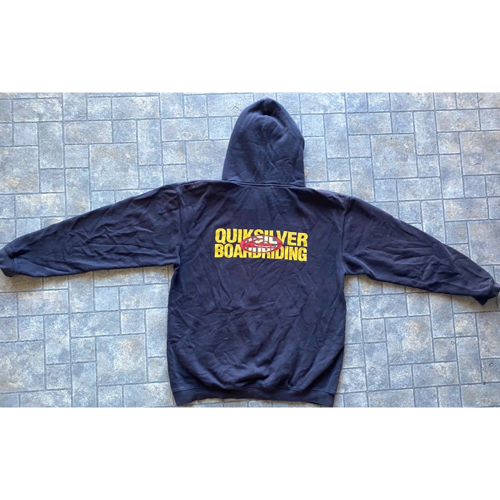 Quiksilver VINTAGE Quiksilver Hoodie Men M Pullover See Photos Pullover Mens M Quiksilver Hoodie 90s/2000s Style, Vintage Mens Size US M / EU 48-50 / 2 - 2 Thumbnail