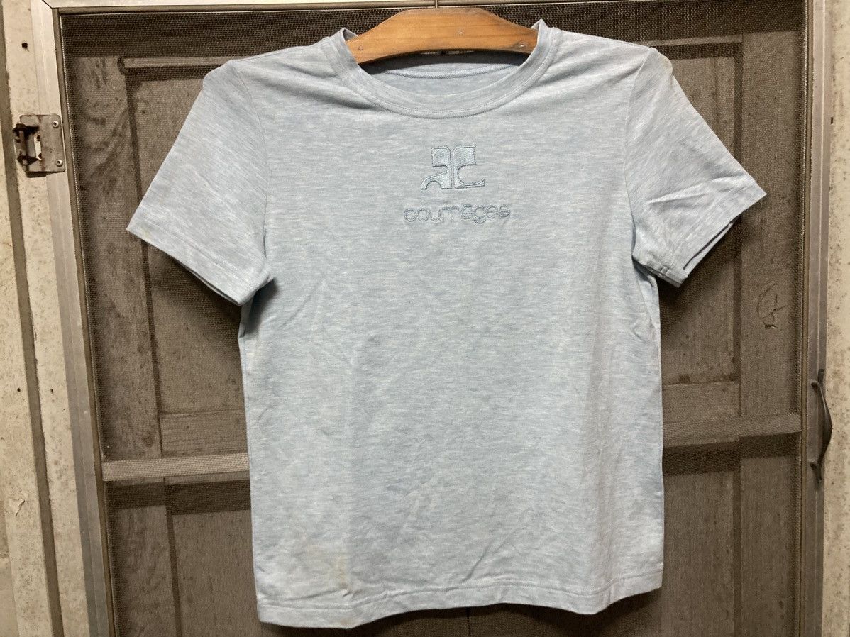 Courreges Courreges T Shirt Big Logo Size S / US 4 / IT 40 - 1 Thumbnail