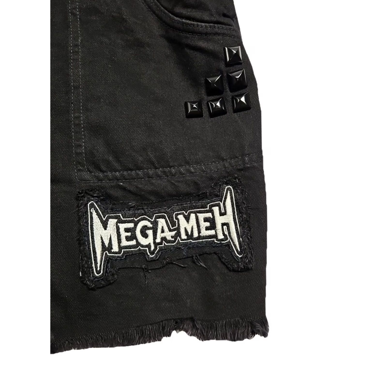Killstar Killstar Overalls Shorts M Studded Gothic Punk Grunge H8 U2 Megameh NWT Women Canvas Black Dress? Size 32" / US 10 / IT 46 - 5 Thumbnail