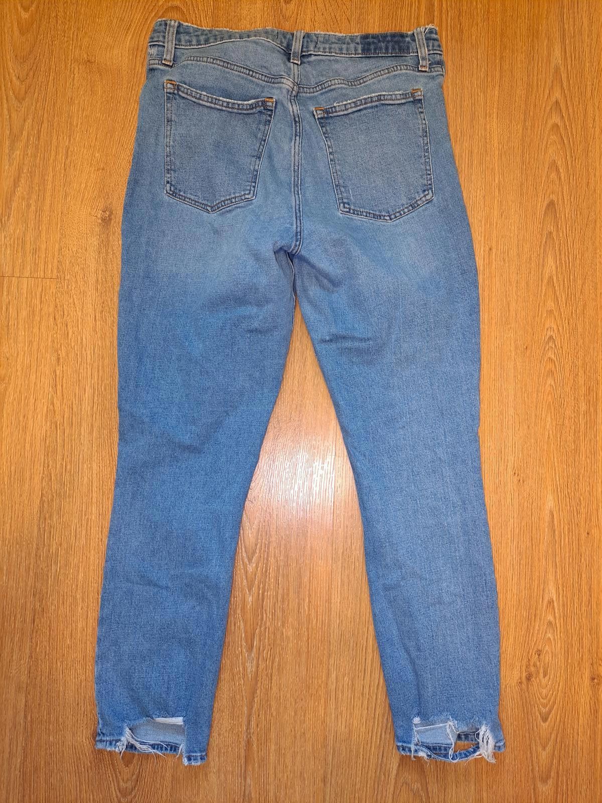 Abercrombie & Fitch DISTRESSED Y2K Abercrombie & Fitch Jeans Womens 10R Blue Size 32" / US 10 / IT 46 - 7 Thumbnail