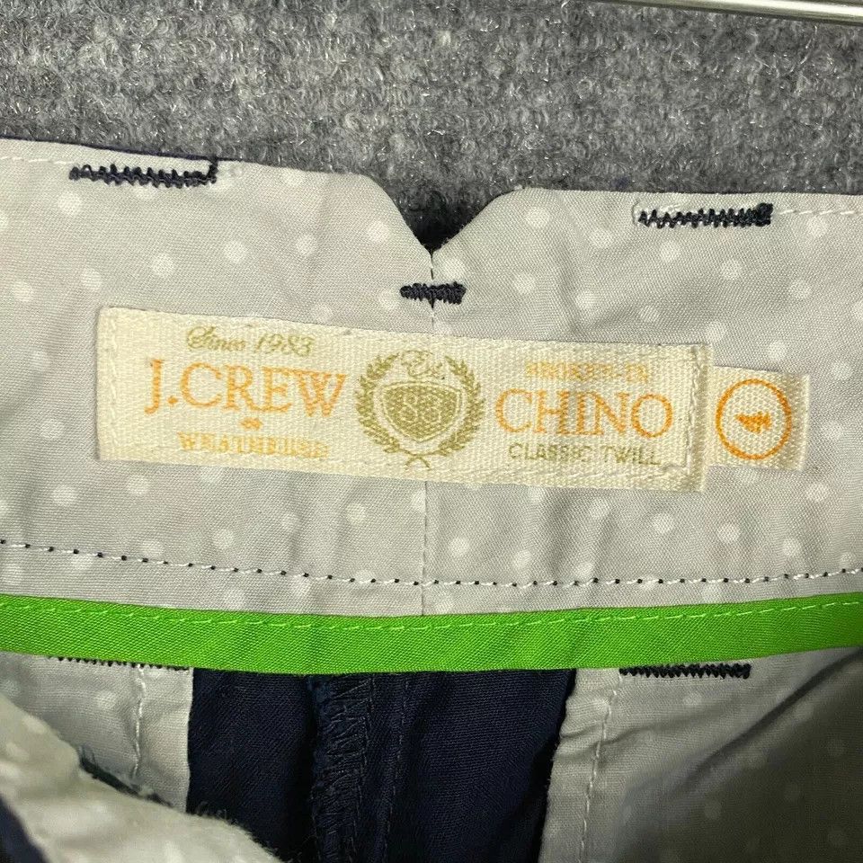 J.Crew J Crew Chino Classic Twill Shorts Women's Size 4 Blue Cotton Size 27" / US 4 / IT 40 - 8 Thumbnail