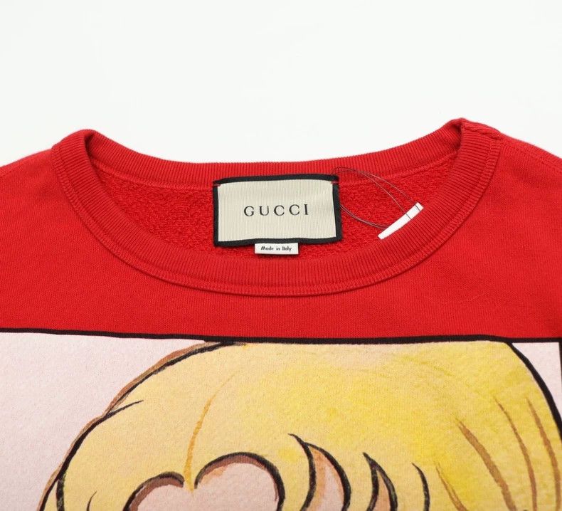 Gucci GucciRed flower fairy printed sweatshirt 2503-Nextarrow Size US S / EU 44-46 / 1 - 3 Thumbnail