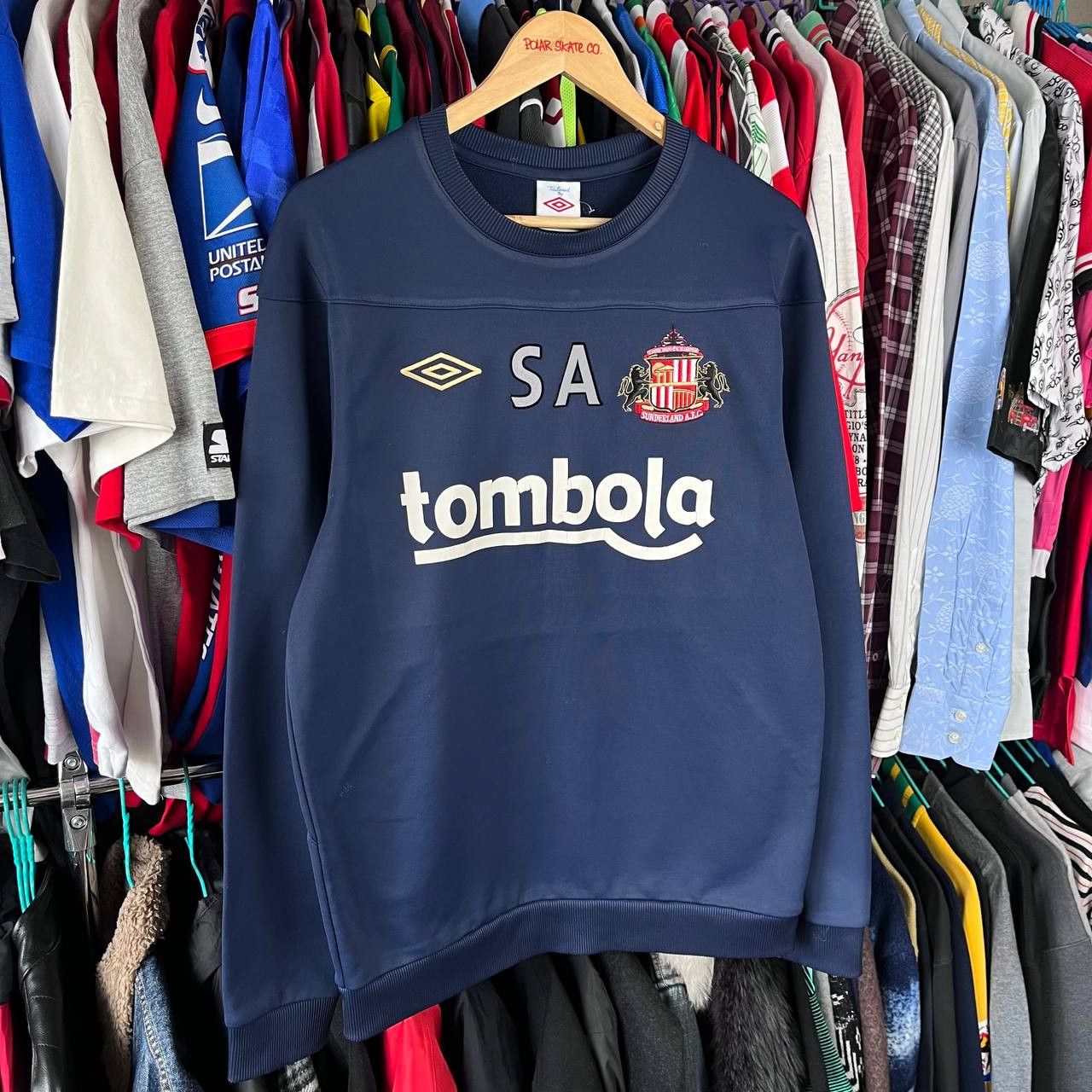 Vintage Umbro Sunderland 2010/2011 Training Jersey Sweatshirt Size US L / EU 52-54 / 3 - 3 Thumbnail