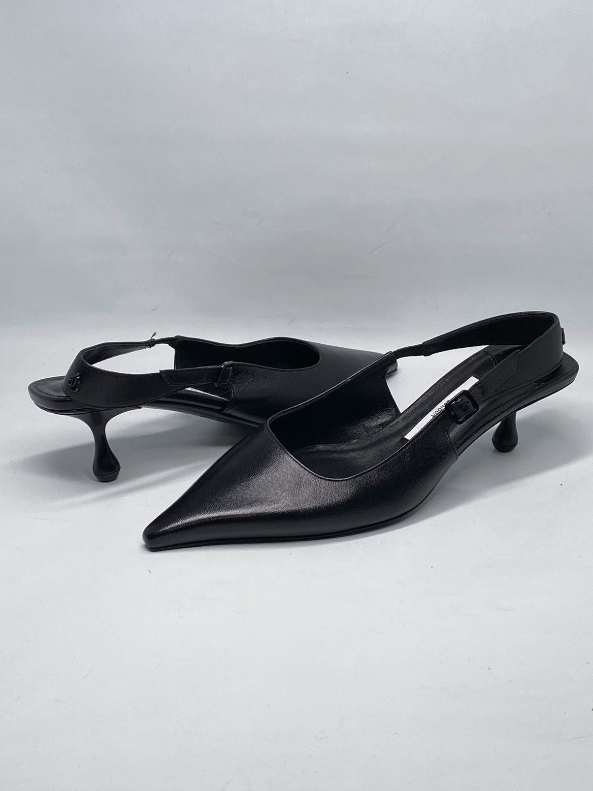 Jimmy Choo Jimmy Choo Amel 50MM Leather Slingback Pumps size 36 Size US 6 / IT 36 - 12 Thumbnail
