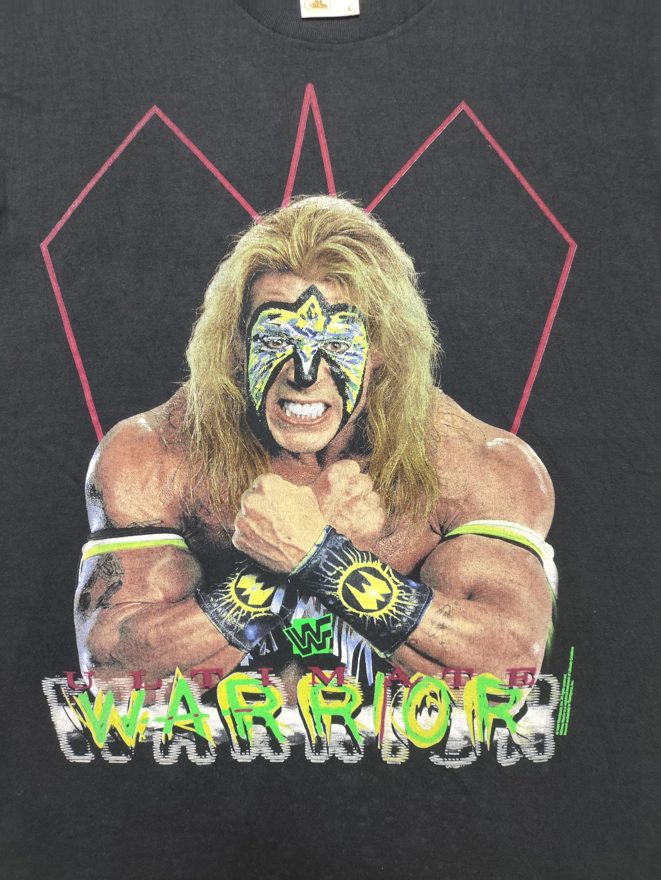 Vintage Vintage Ultimate Warrior WWF 90s Size US L / EU 52-54 / 3 - 3 Thumbnail