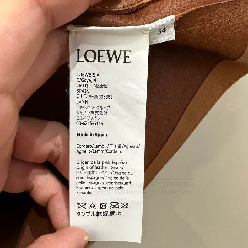 Loewe Loewe Large Pockets Lapel Lamb Leather Jacket Size XXS / US 00 / IT 34 - 4 Thumbnail