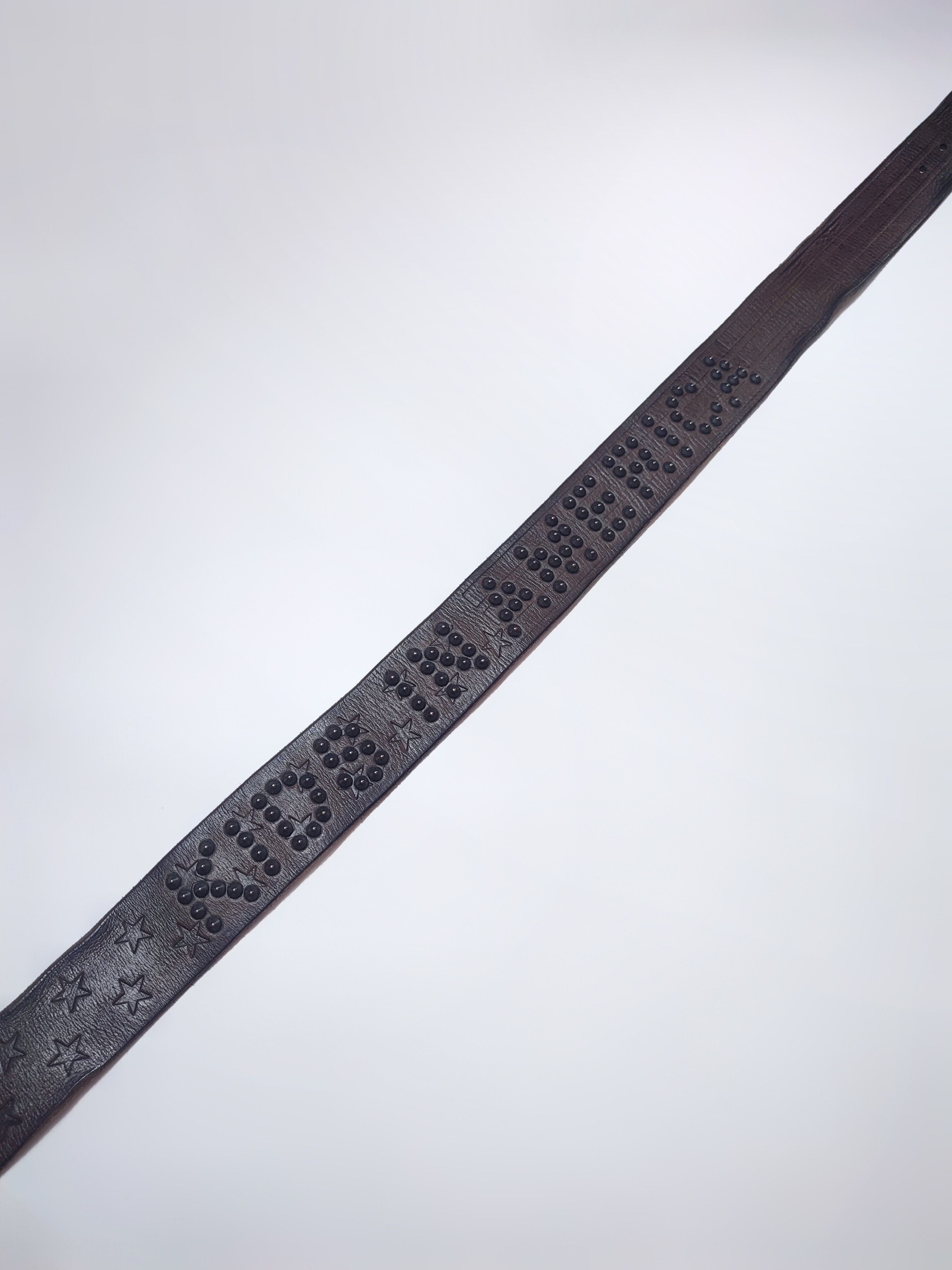 Rare Allsaints Kids in America Spikes Punk Leather Belt