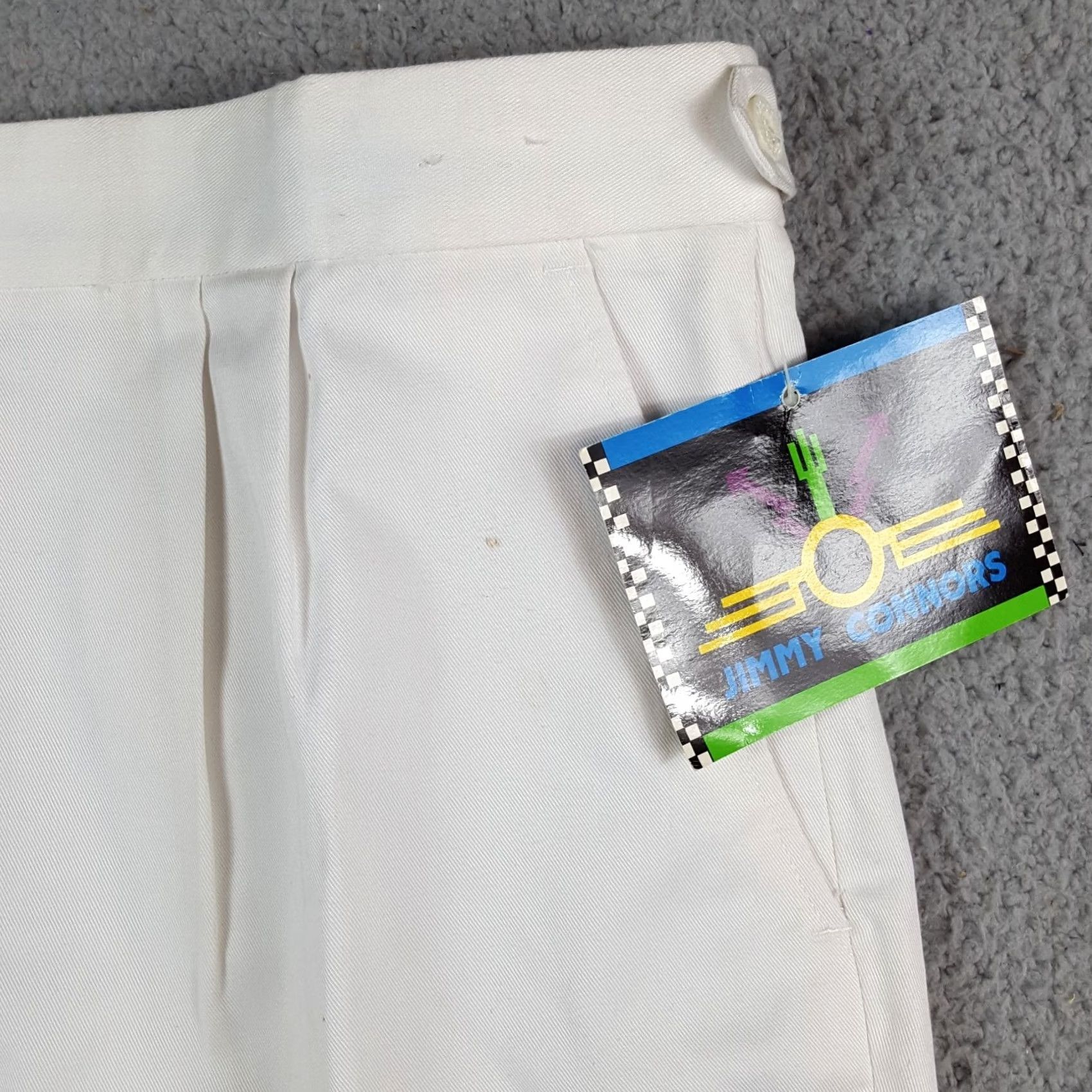 Vintage VINTAGE Jimmy Connors Men's Size 40 White Tennis Shorts Size US 40 / EU 56 - 4 Thumbnail