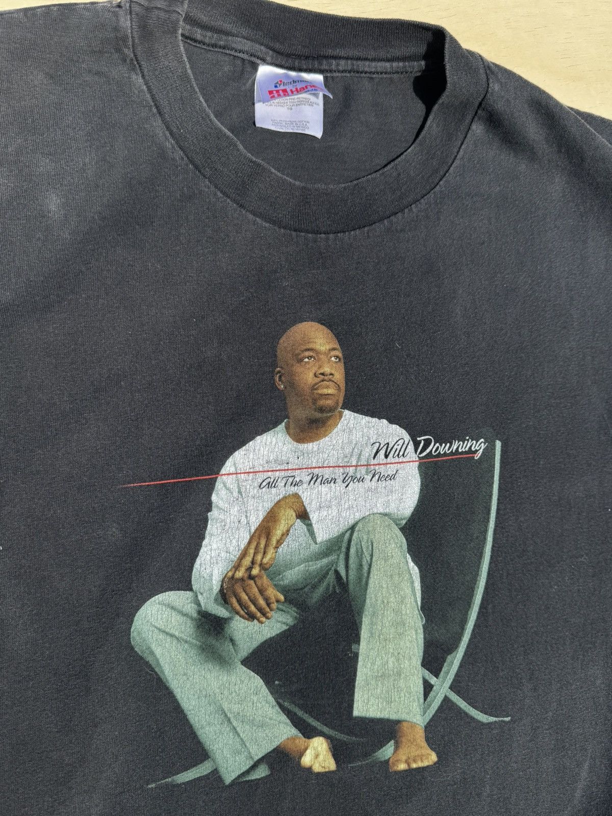 Rap Tees 1999 Will Downing Vintage 90’s RNB Rap Tee T-Shirt Size US XL / EU 56 / 4 - 6 Thumbnail