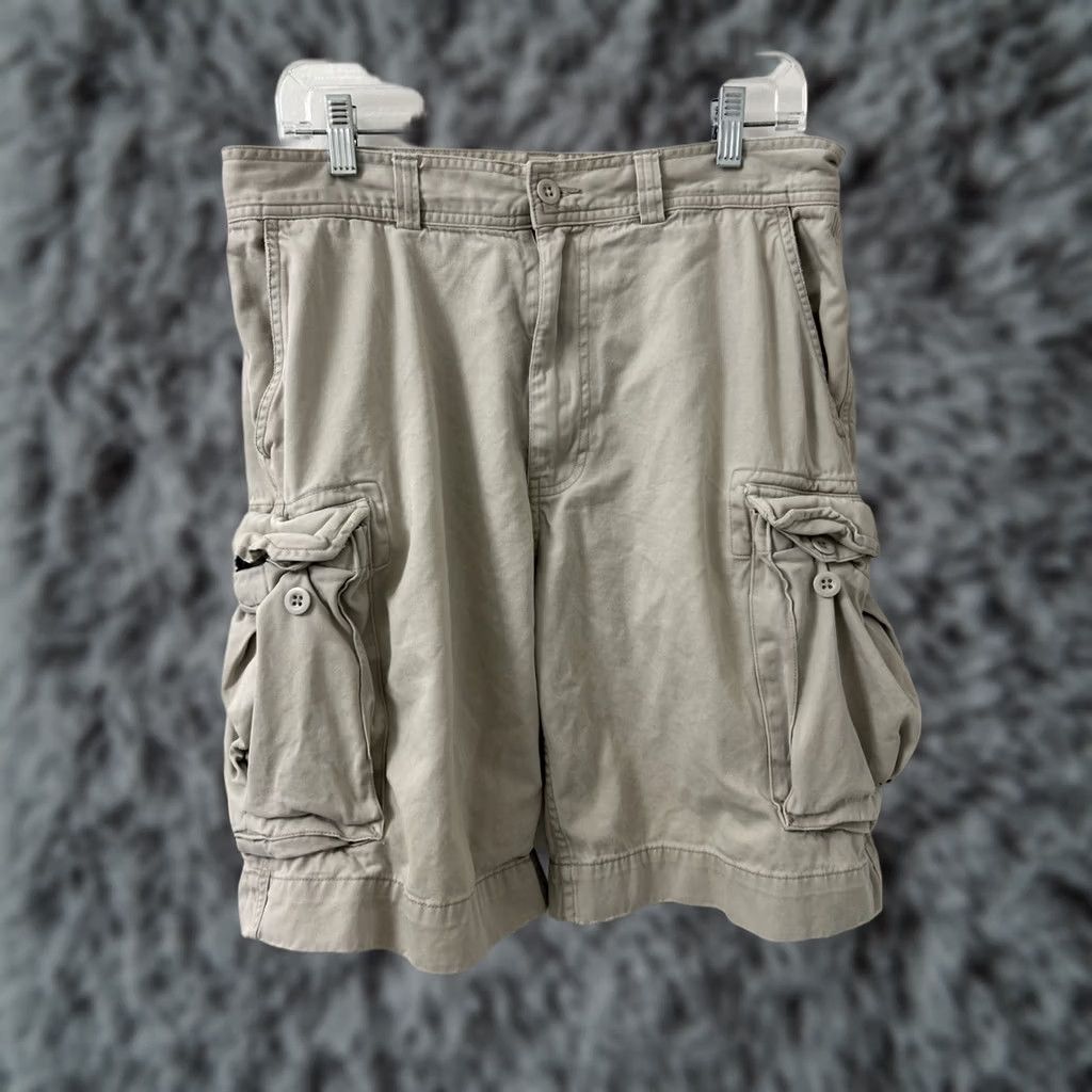 Polo Ralph Lauren Polo Ralph Lauren Cargo Shorts Mens 33 Beige Cargo Pocket Zipper Button Logo Classic Chino Casual Workwear Travel MSR Beige 33 Mens Size US XS / EU 42 / 0 - 1 Thumbnail