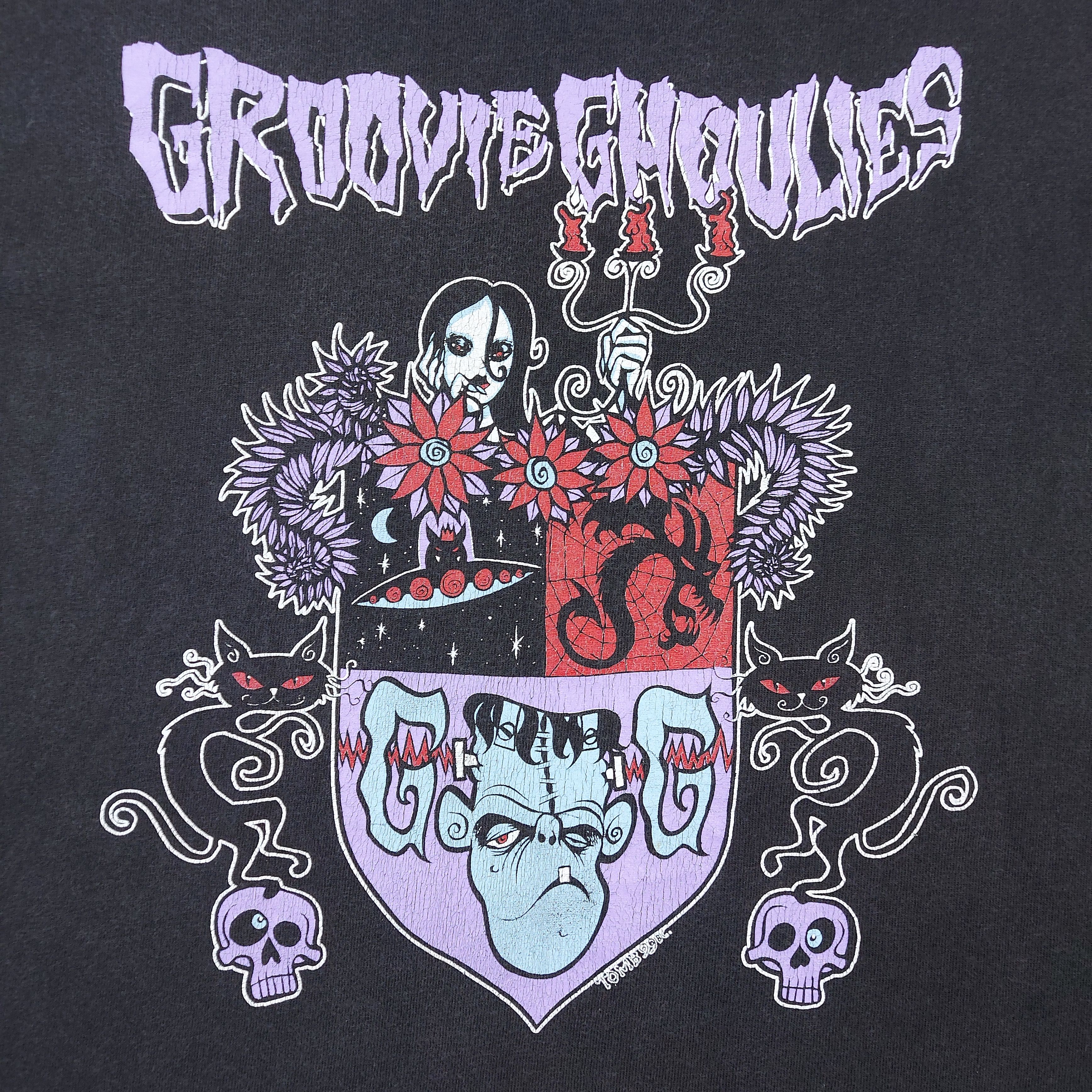 Band Tees Vintage 90s Groovie Ghoulies Band Horror Punk TEE Size US XL / EU 56 / 4 - 2 Thumbnail